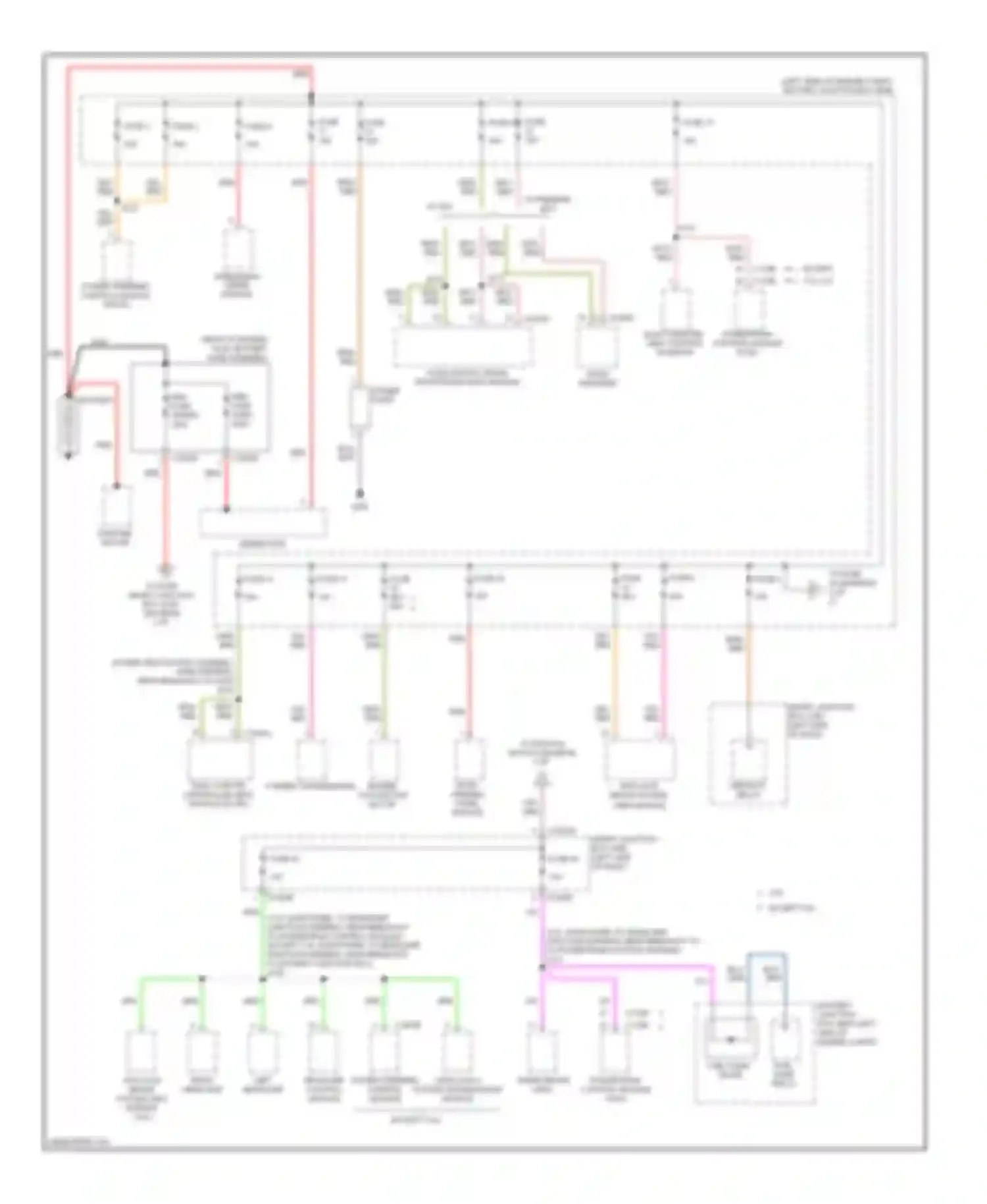 Wiring diagram headlamp control module for Ford Fusion I facelift (2005-2012)