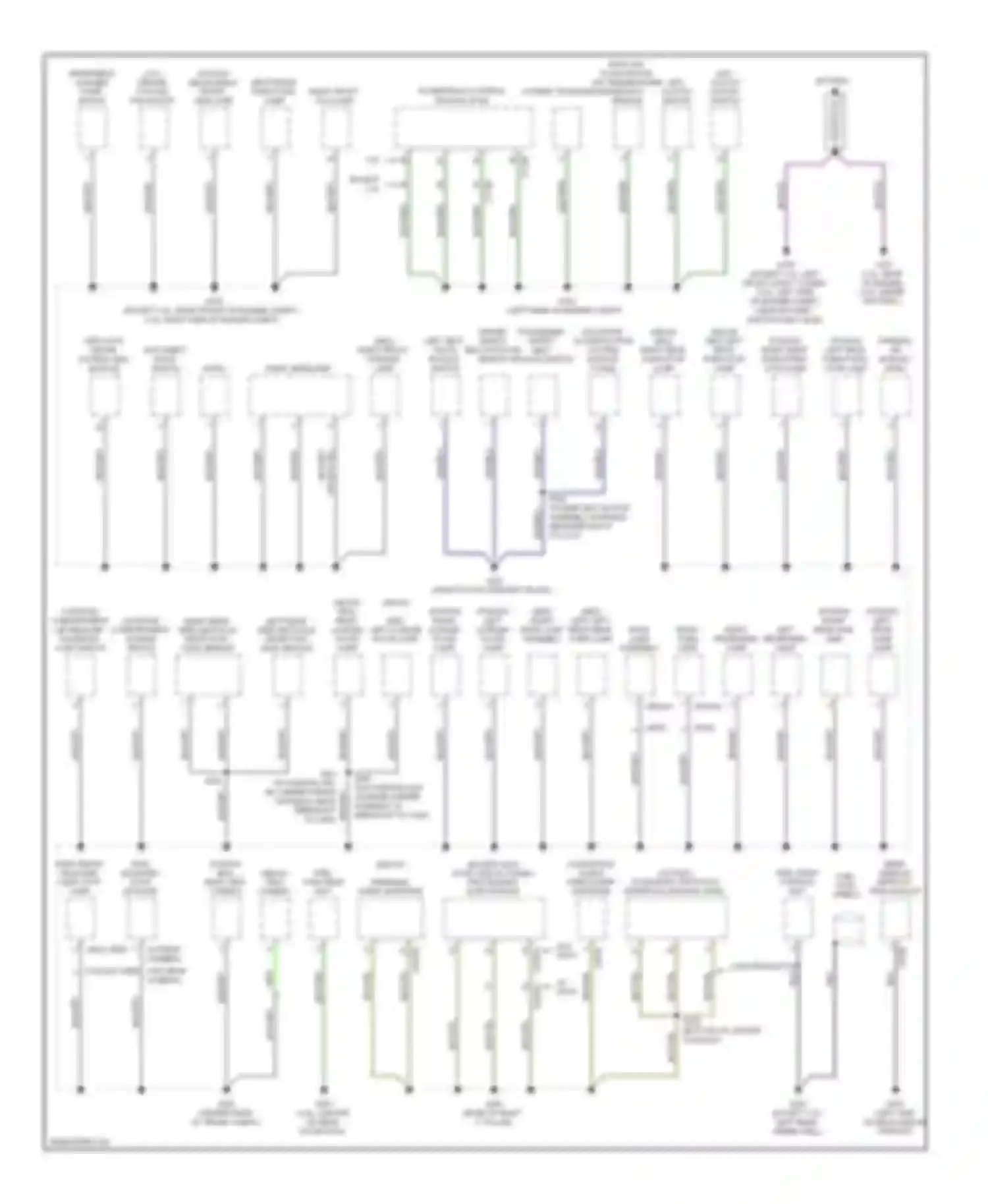 Wiring diagram left reversing lamp for Ford Fusion I facelift (2005-2012)