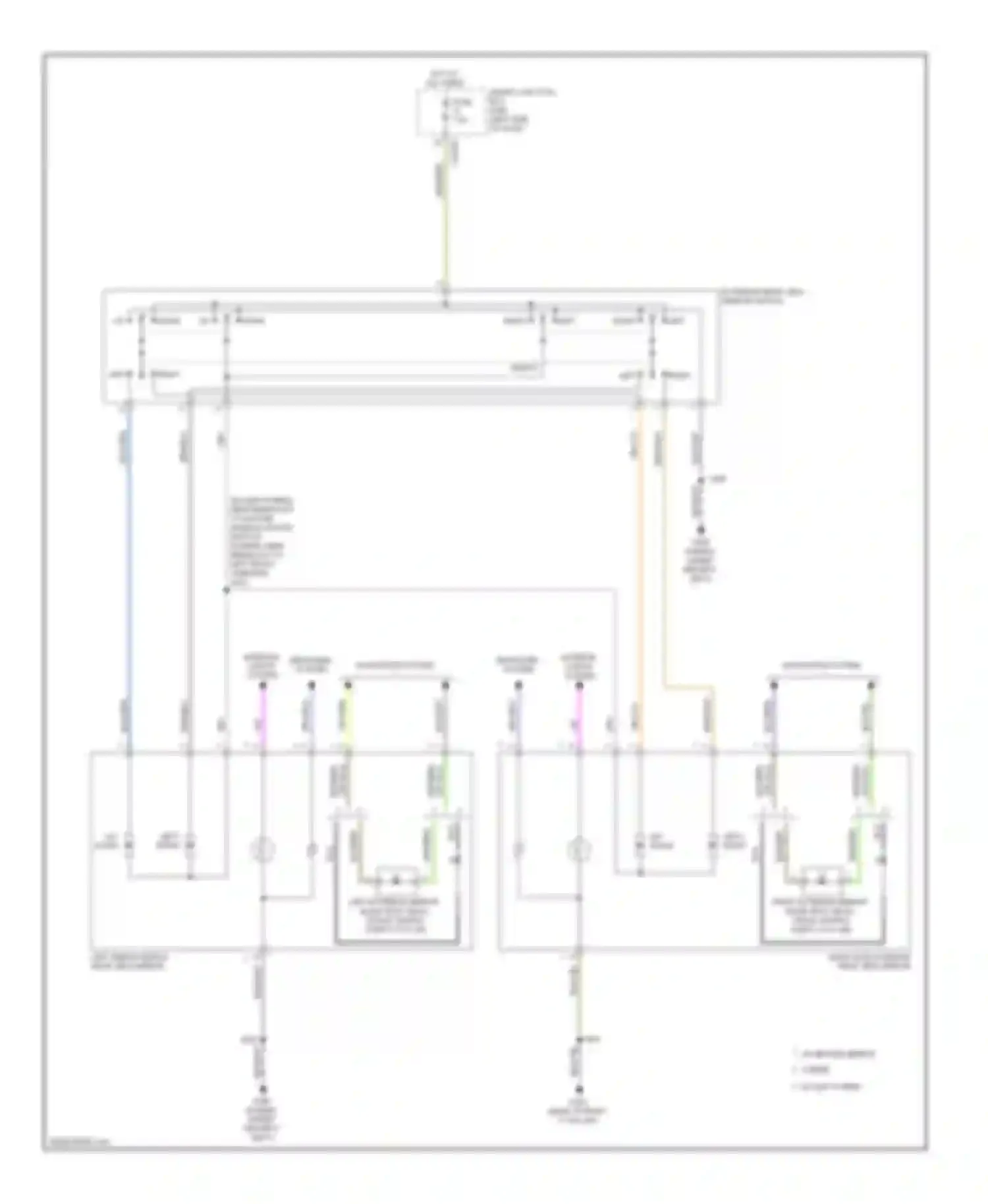 Wiring diagram right left for Ford Fusion I facelift (2005-2012) (1 of 1)