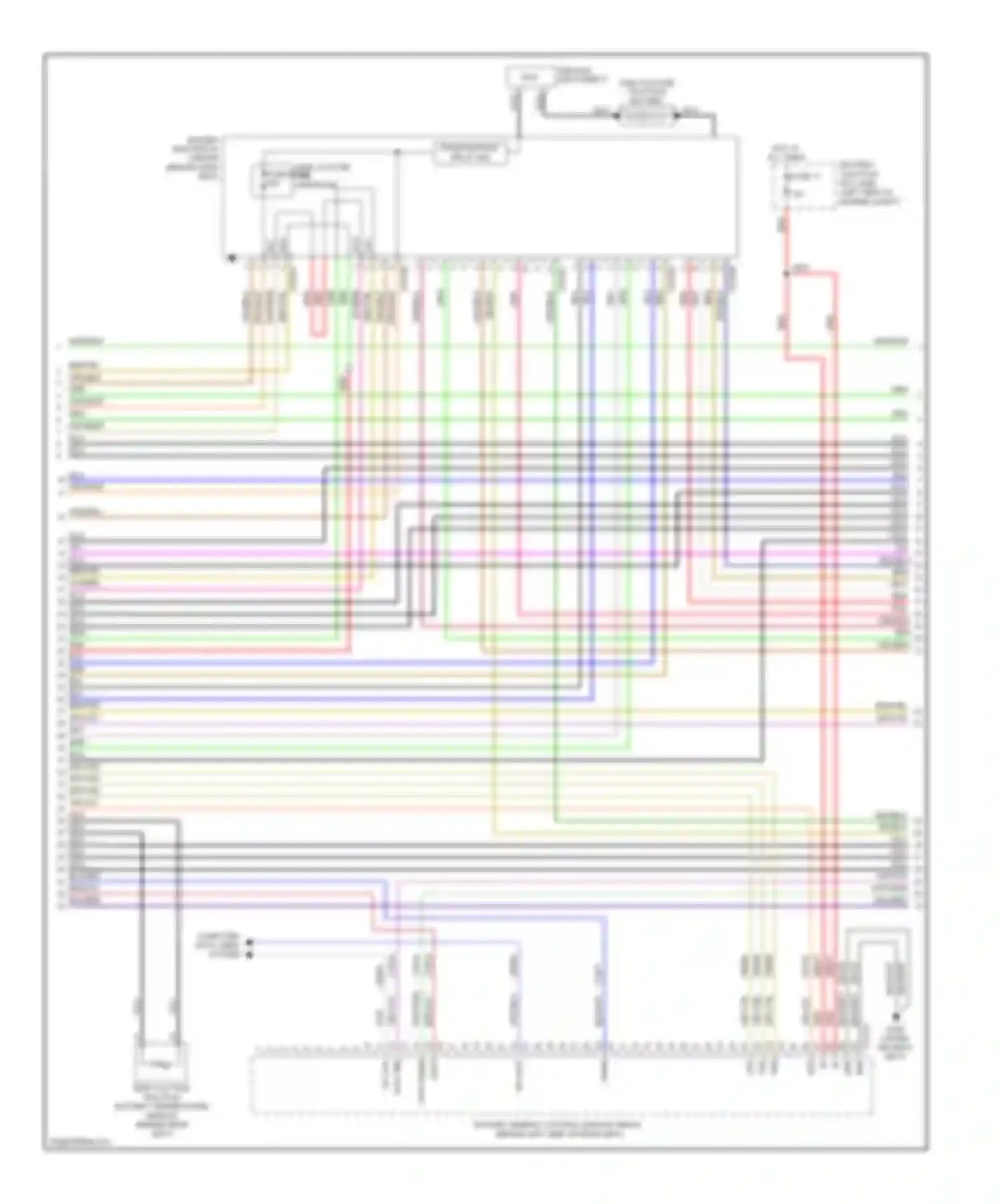 Wiring diagram high voltage low amperage fuse fuse for Ford Fusion I facelift (2005-2012)
