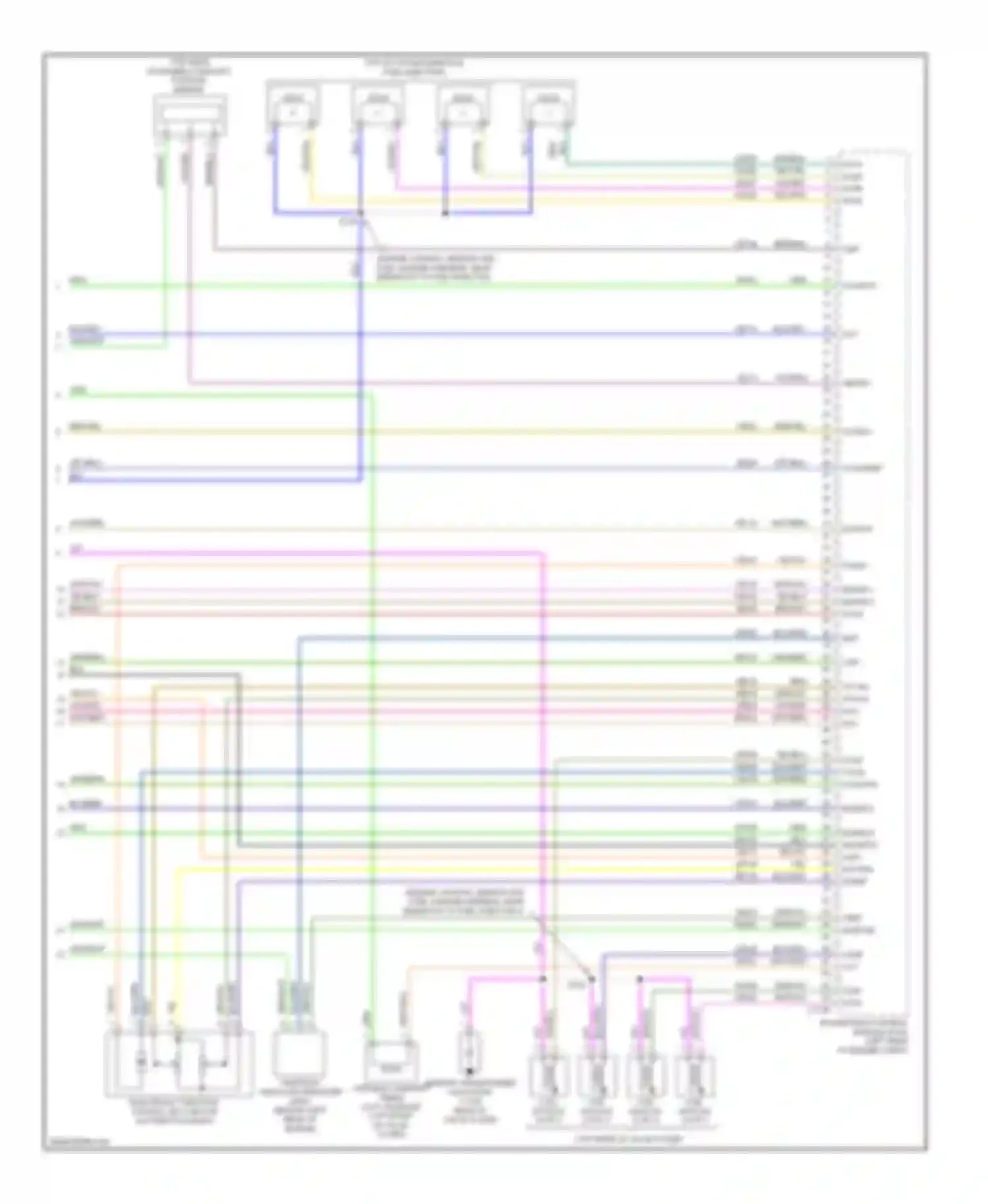 Wiring diagram tacm+ for Ford Fusion I facelift (2005-2012)