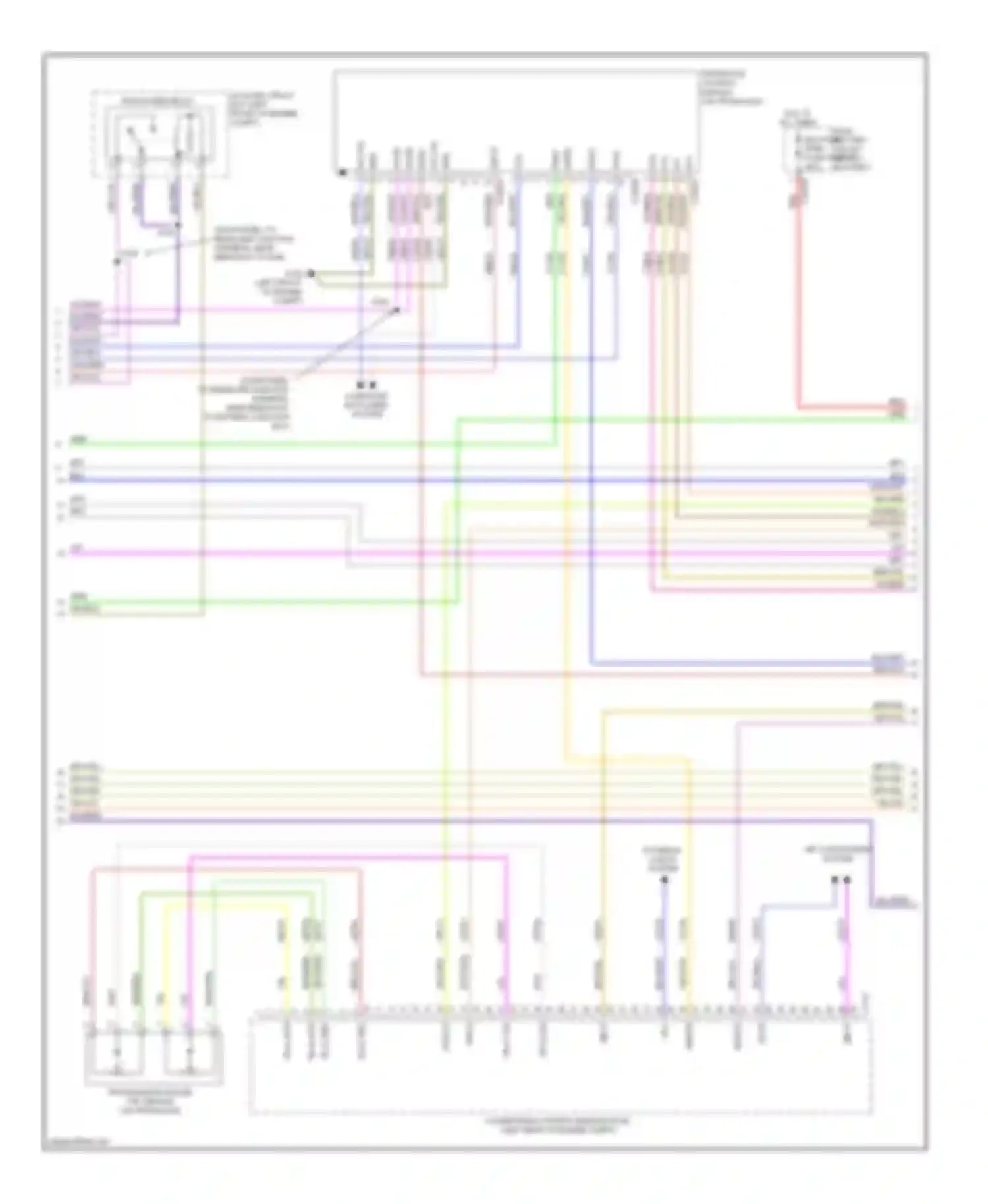 Wiring diagram pcm power relay for Ford Fusion I facelift (2005-2012)