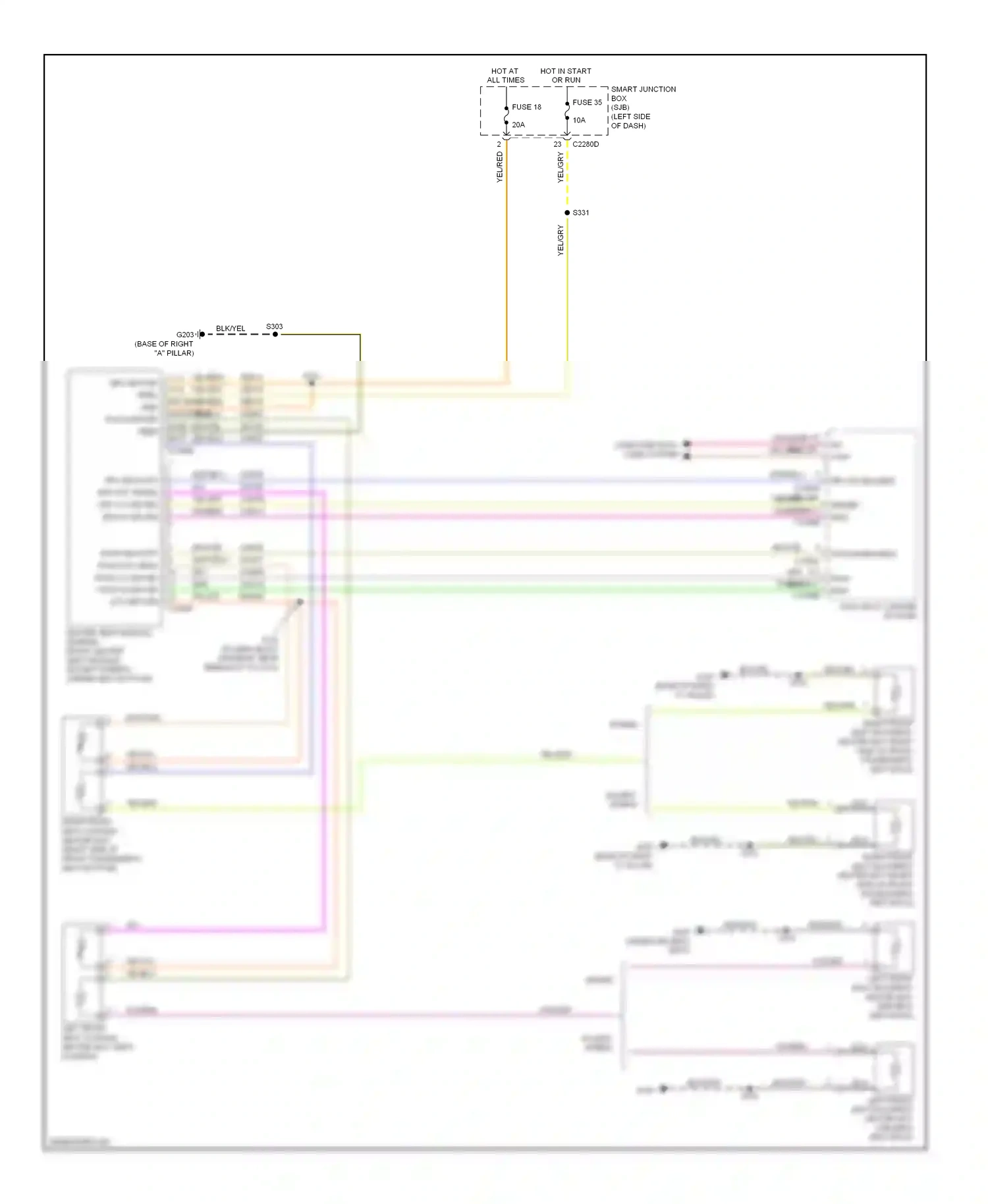 Wiring diagram vio/grn for Ford Fusion I facelift (2005-2012) (22 of 41)