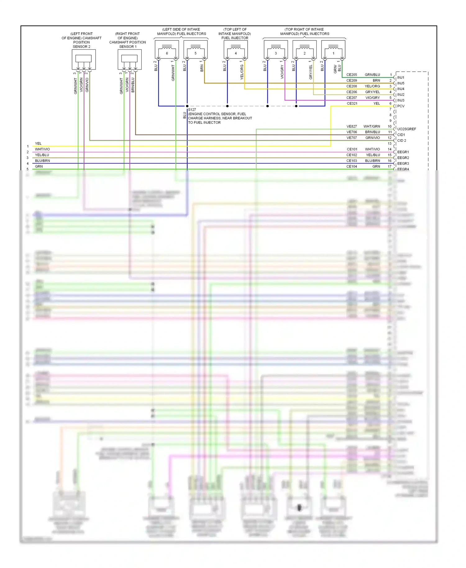 Wiring diagram yel/blu for Ford Fusion I facelift (2005-2012) (18 of 26)