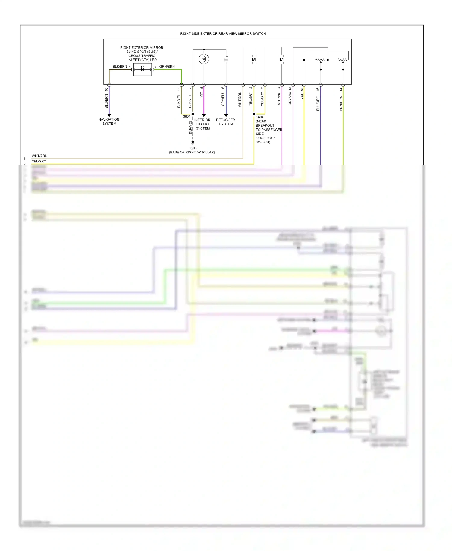 Wiring diagram yel/blu for Ford Fusion I facelift (2005-2012) (12 of 26)