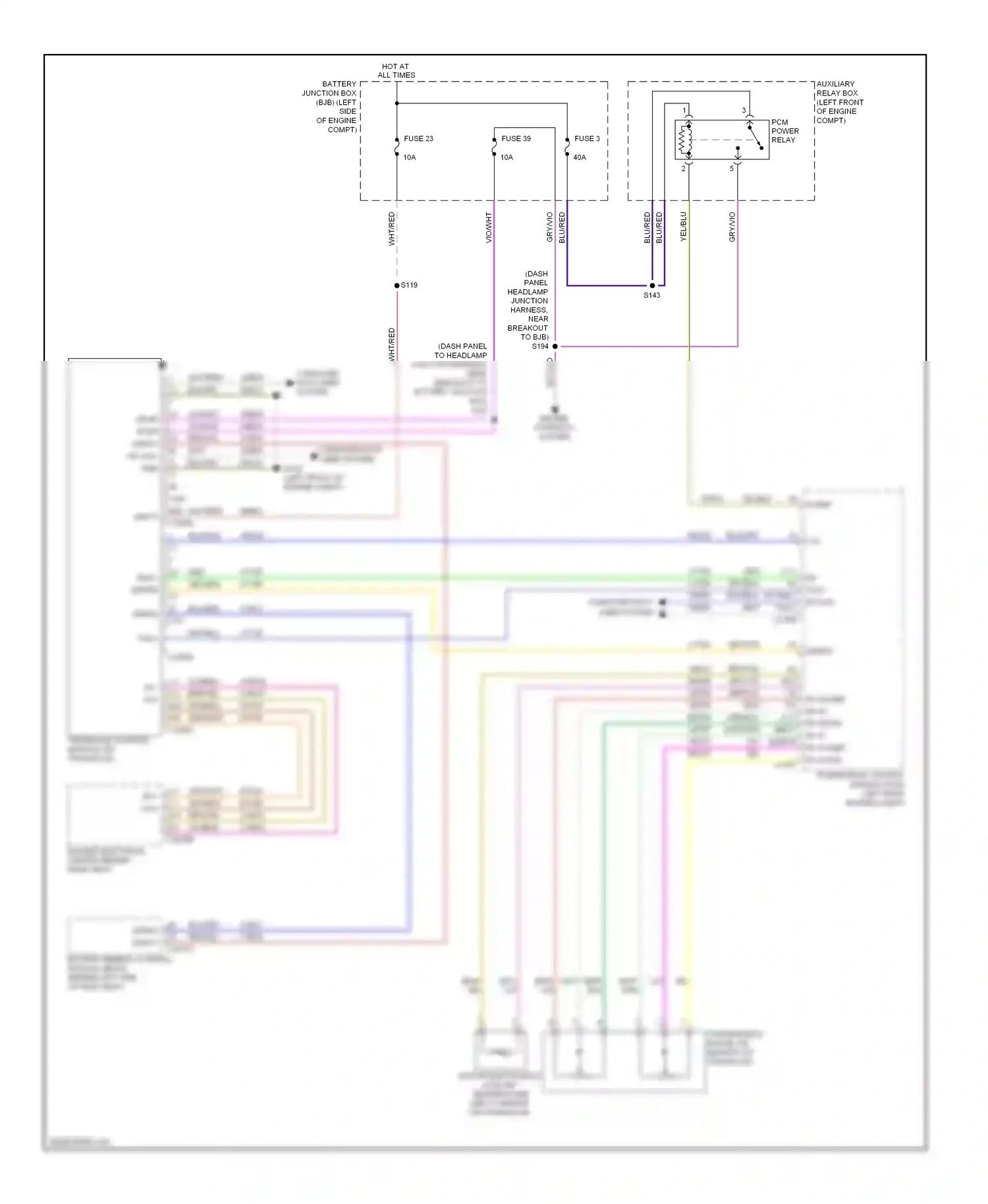 Wiring diagram yel/blu for Ford Fusion I facelift (2005-2012) (22 of 26)