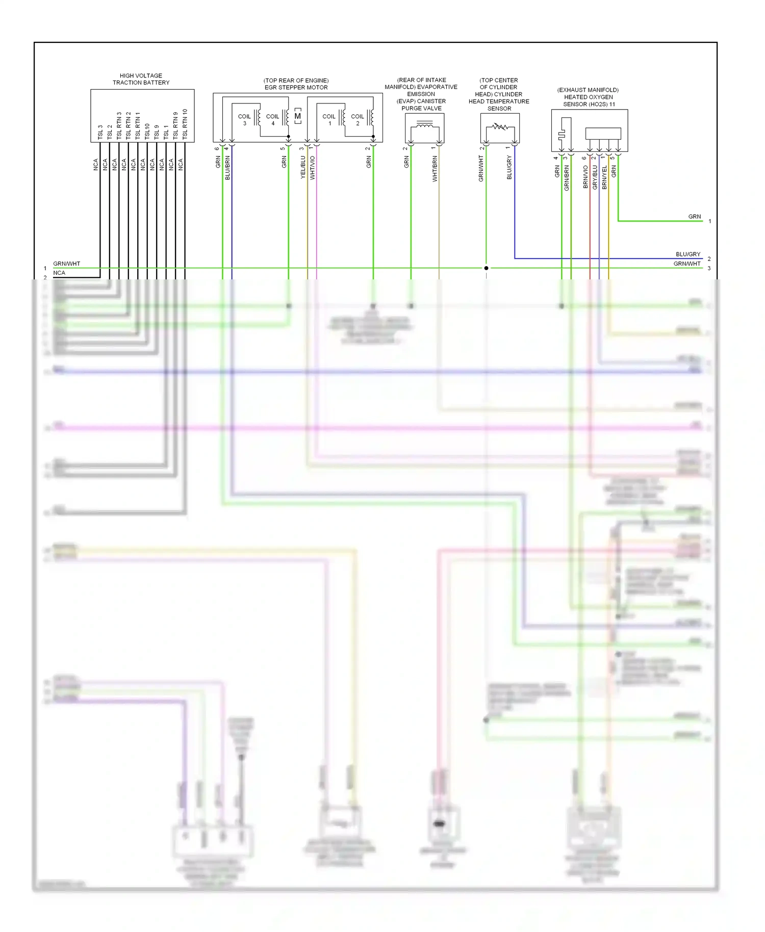 Wiring diagram yel/blu for Ford Fusion I facelift (2005-2012) (14 of 26)