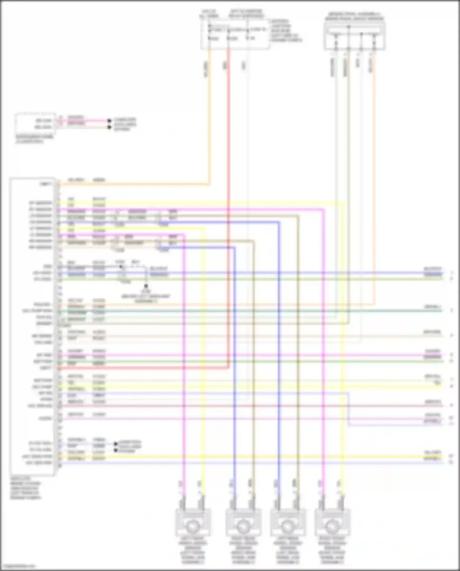 Wiring diagram lf sensor lo for Ford Grand C-MAX II (2010-2015)