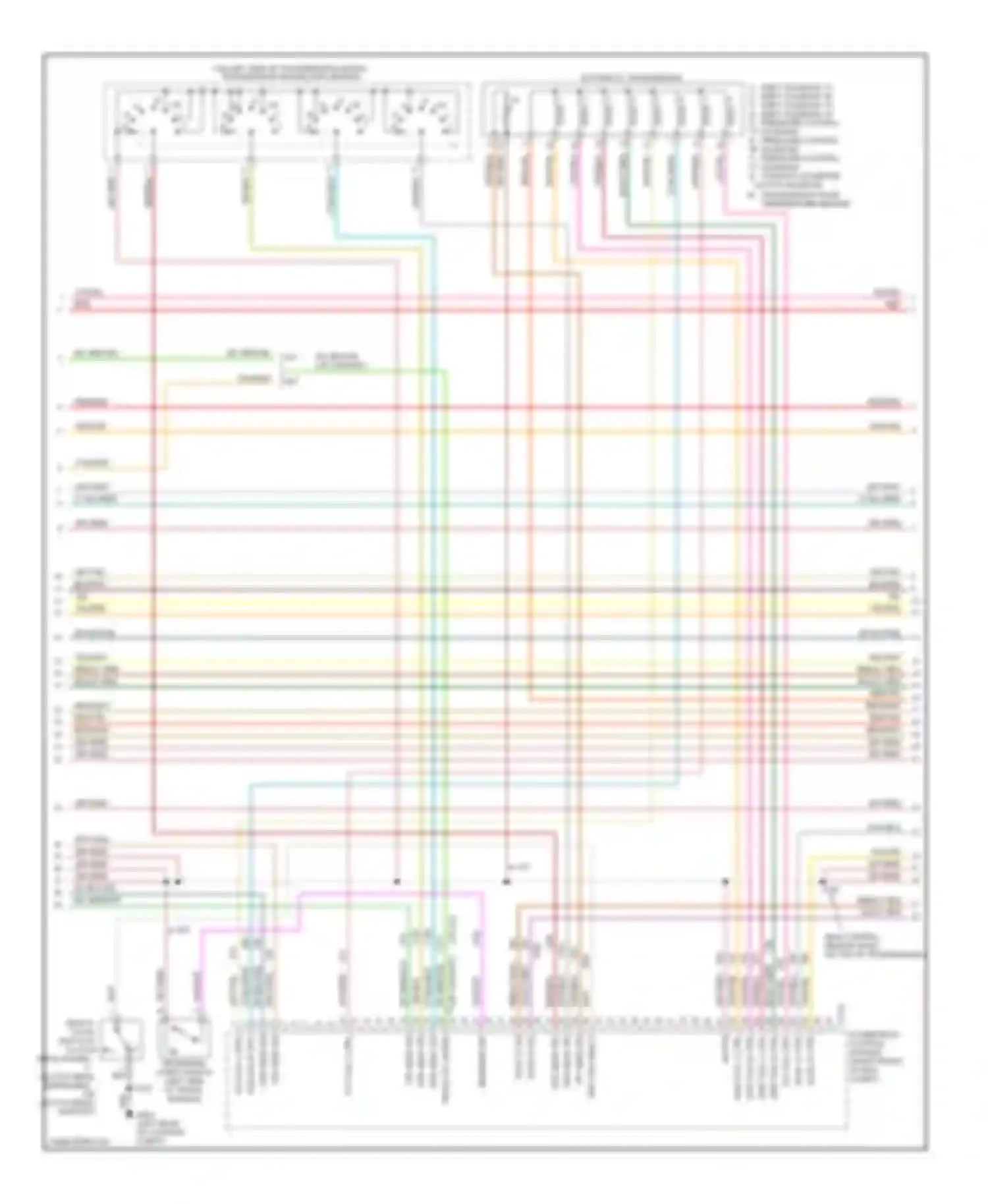 GT Ford I (2004-2006): Wiring diagram engine performance 4.0l (4 of 5)