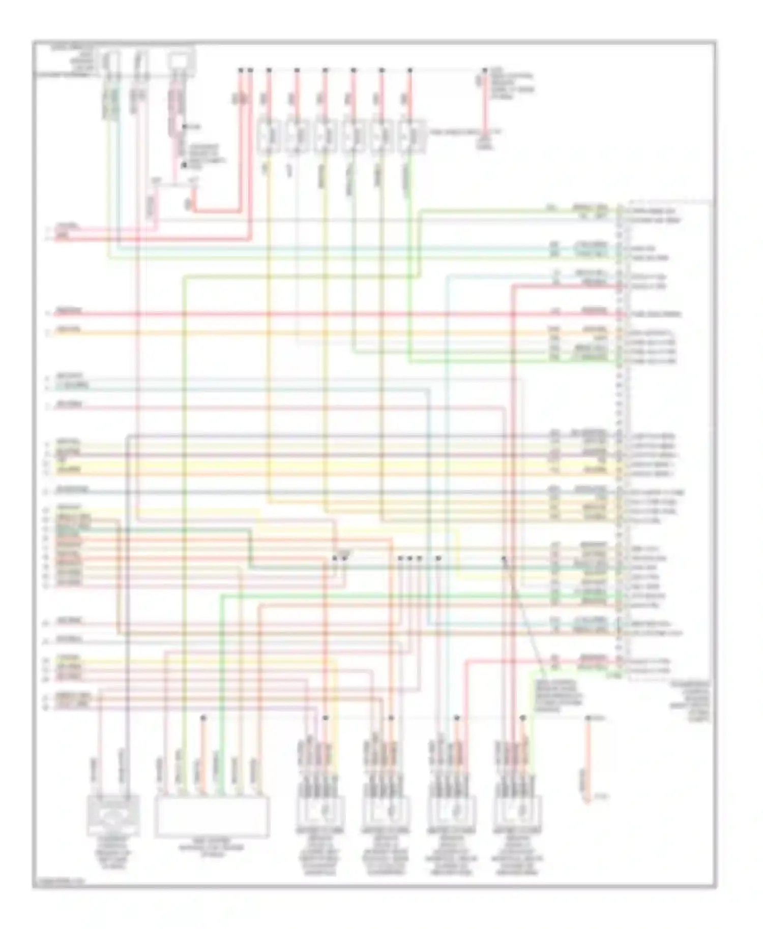 GT Ford I (2004-2006): Wiring diagram engine performance 4.0l (5 of 5)