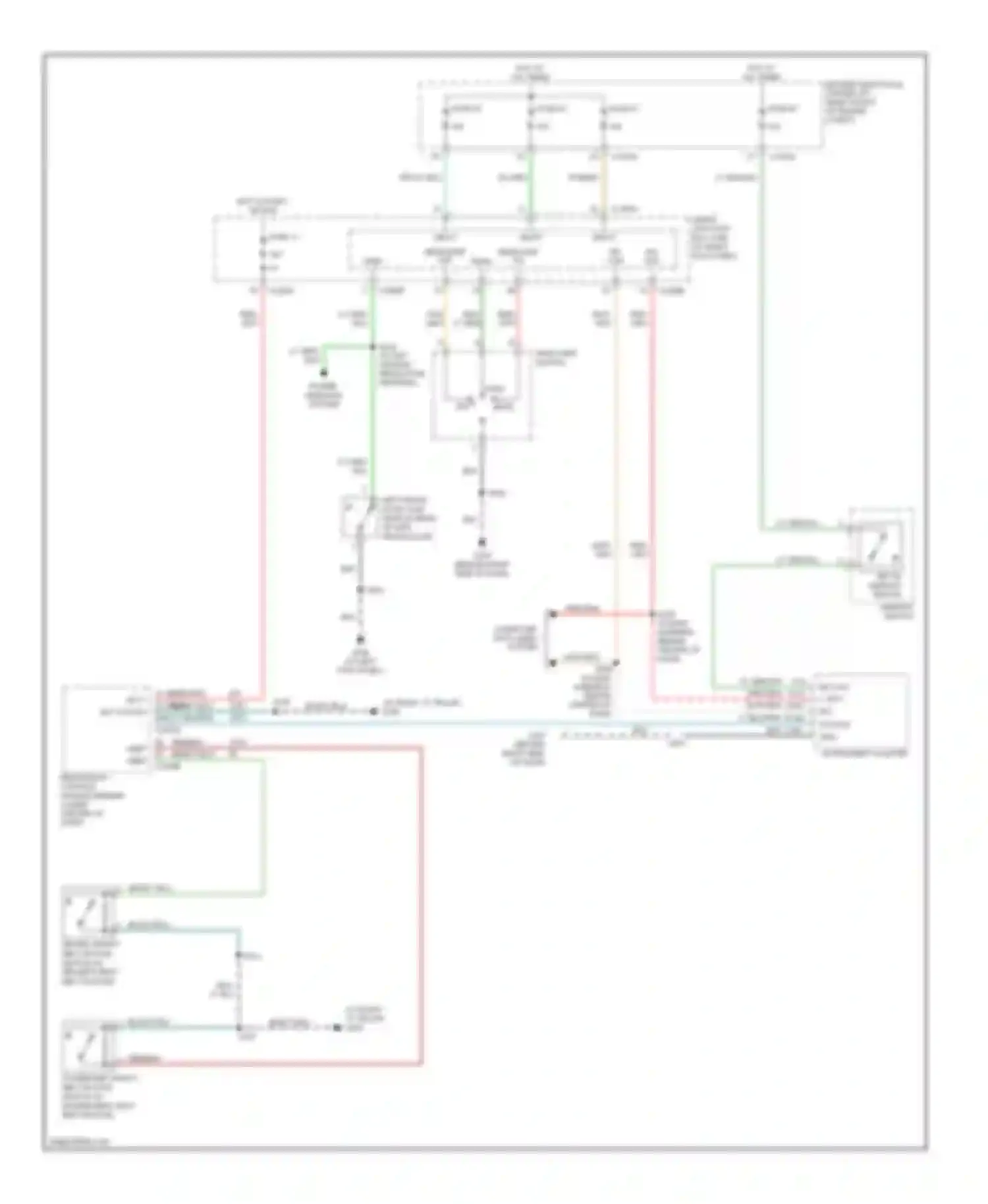 GT Ford I (2004-2006): Warning systems circuit