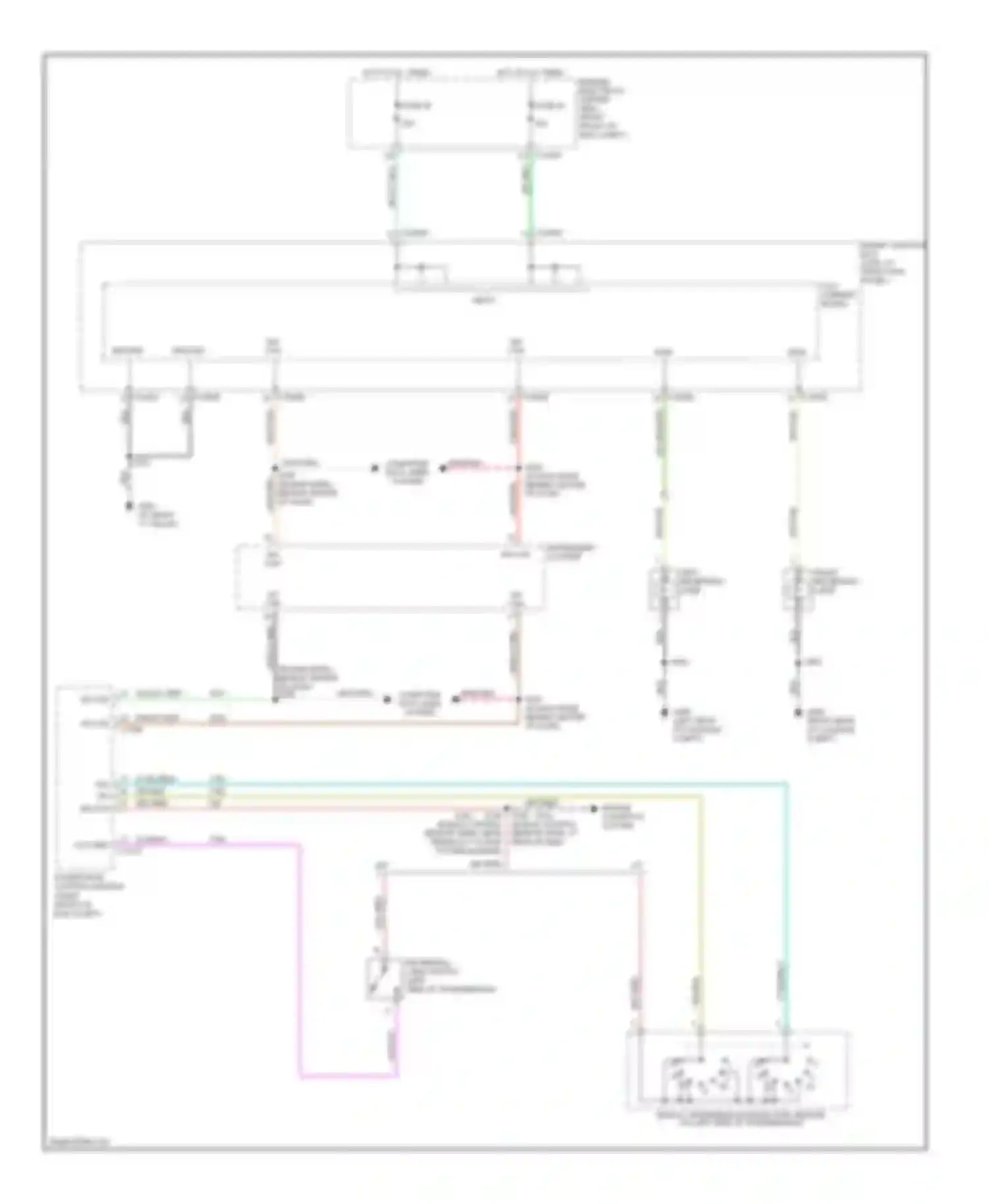 Wiring diagram engine controls system for Ford GT I (2004-2006)
