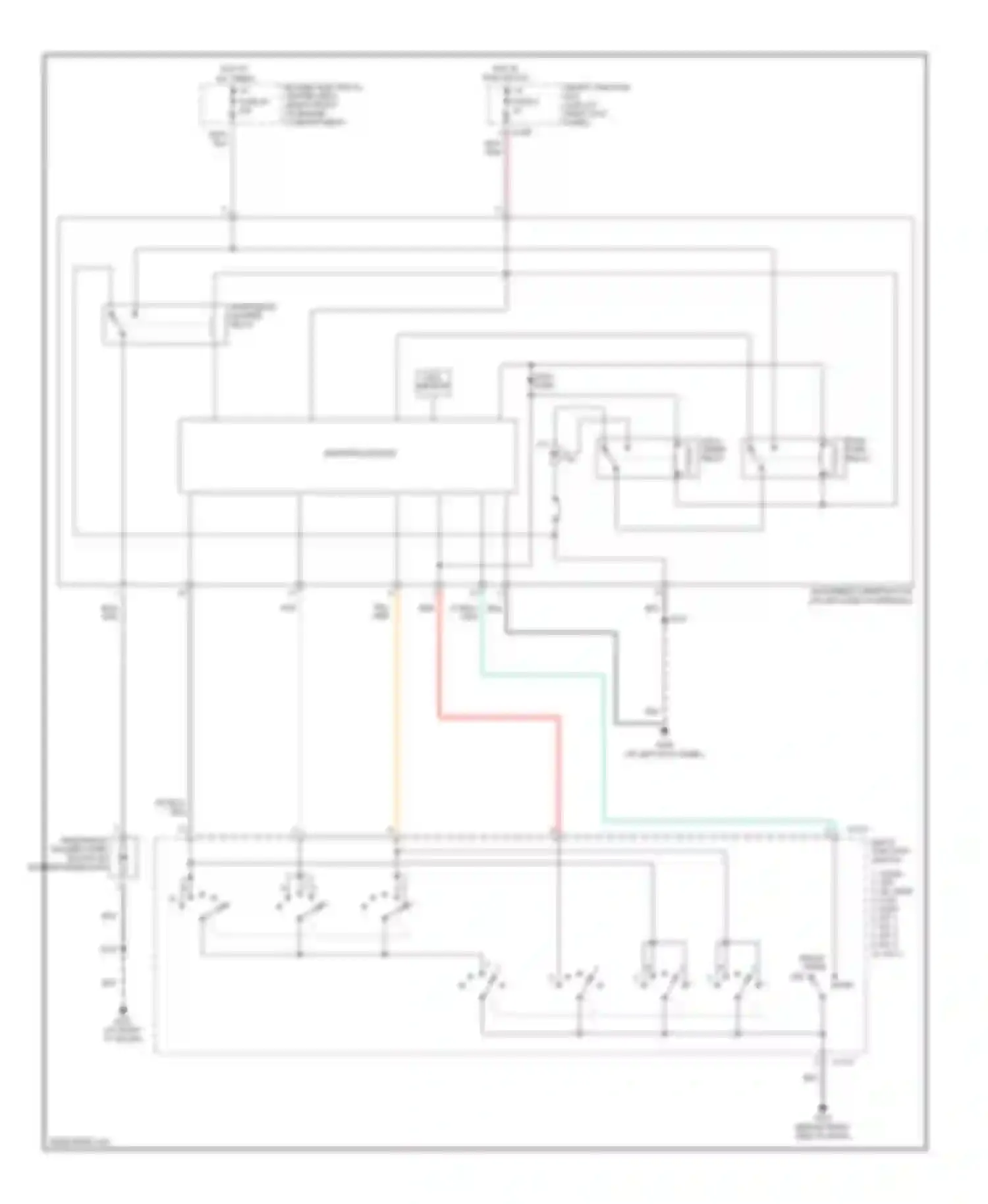 Wiring diagram hall sensor for Ford GT I (2004-2006)