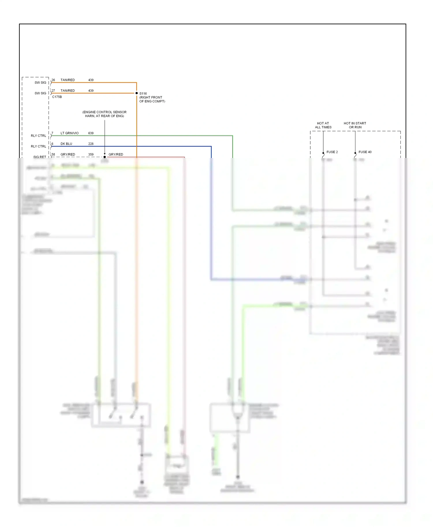 Wiring diagram blk for Ford GT I (2004-2006) (5 of 54)