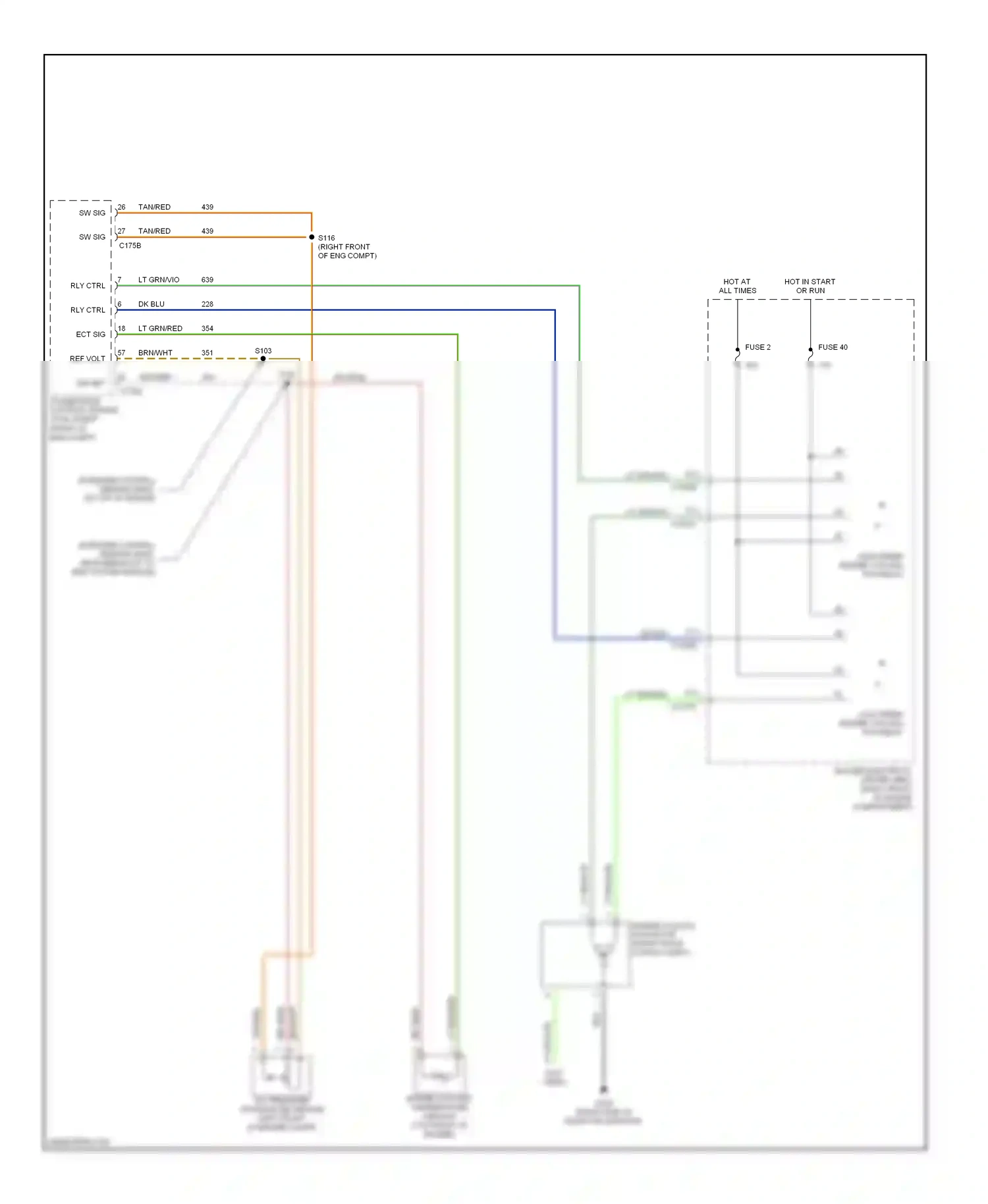 Wiring diagram blk for Ford GT I (2004-2006) (1 of 54)