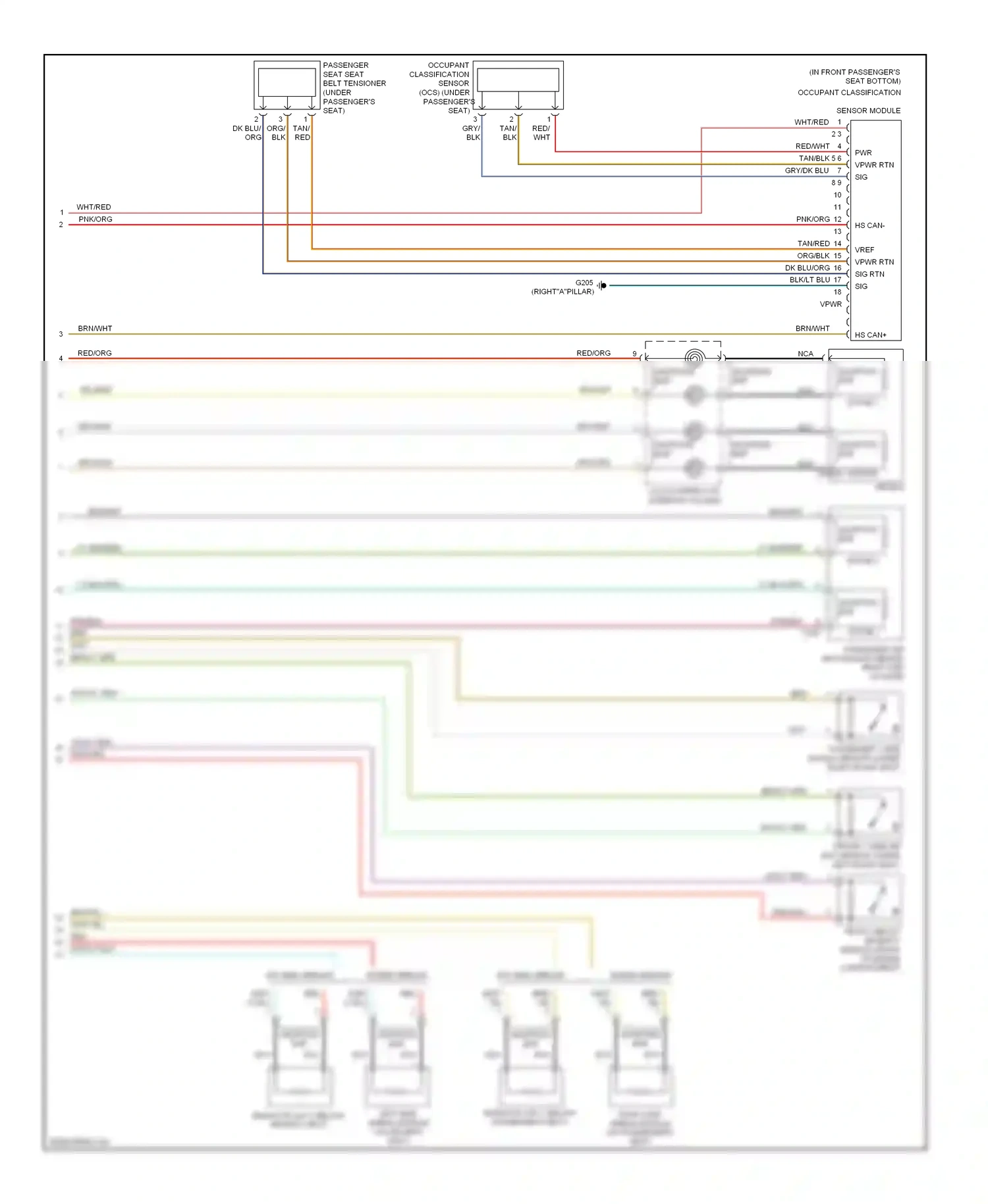 Wiring diagram dk blu/org for Ford GT I (2004-2006) (2 of 4)