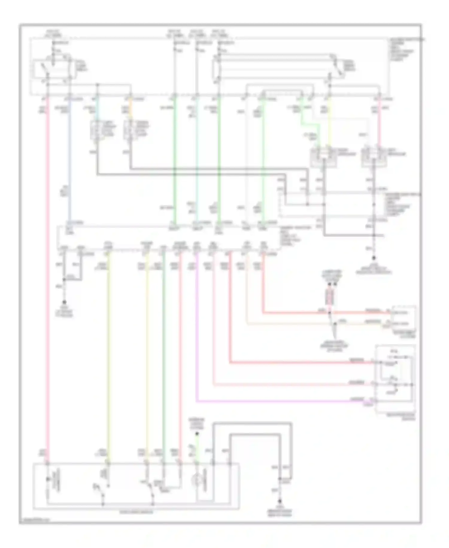 Wiring diagram right front fog lamp for Ford GT I (2004-2006)