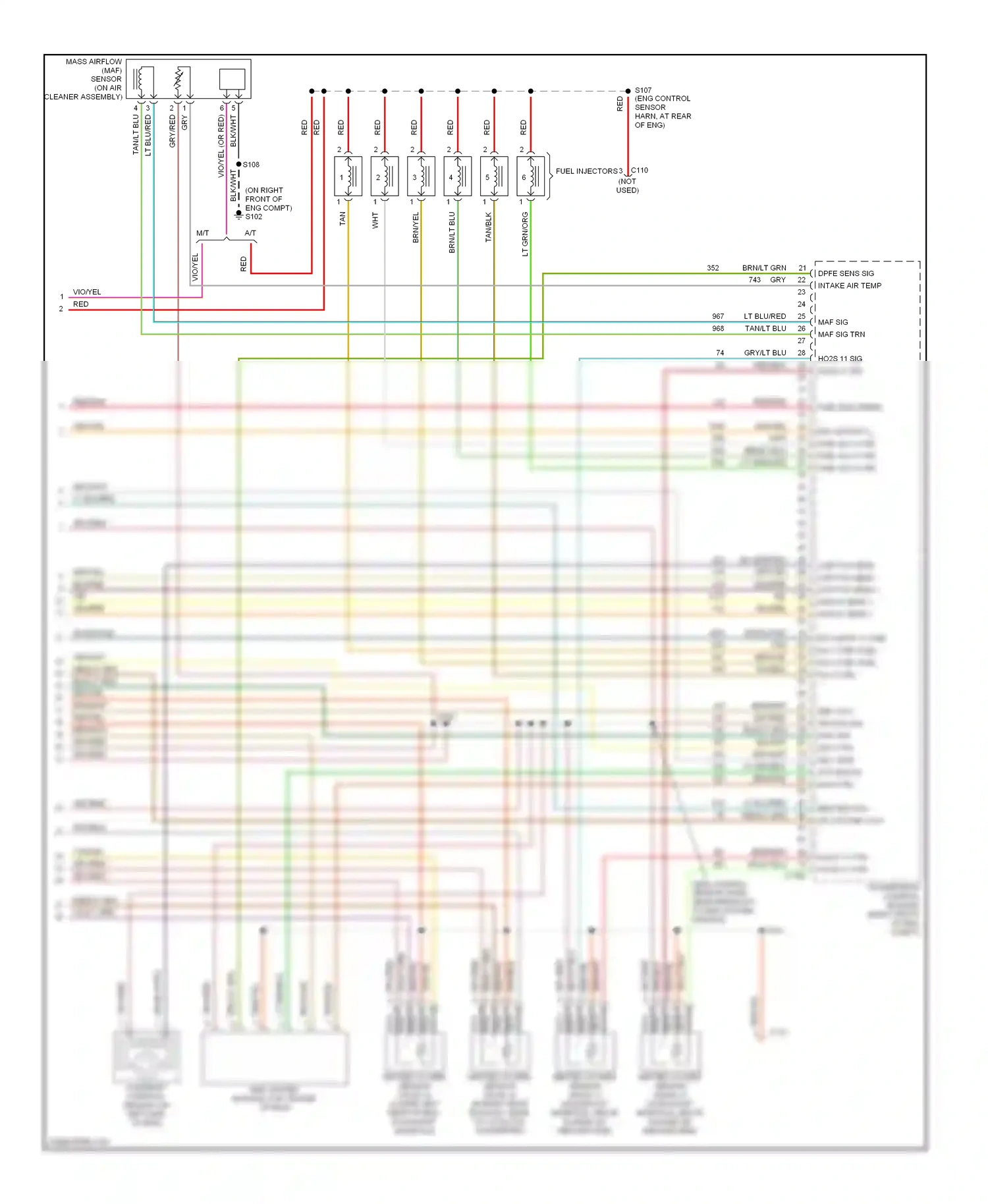 Wiring diagram gry/lt blu for Ford GT I (2004-2006) (9 of 13)
