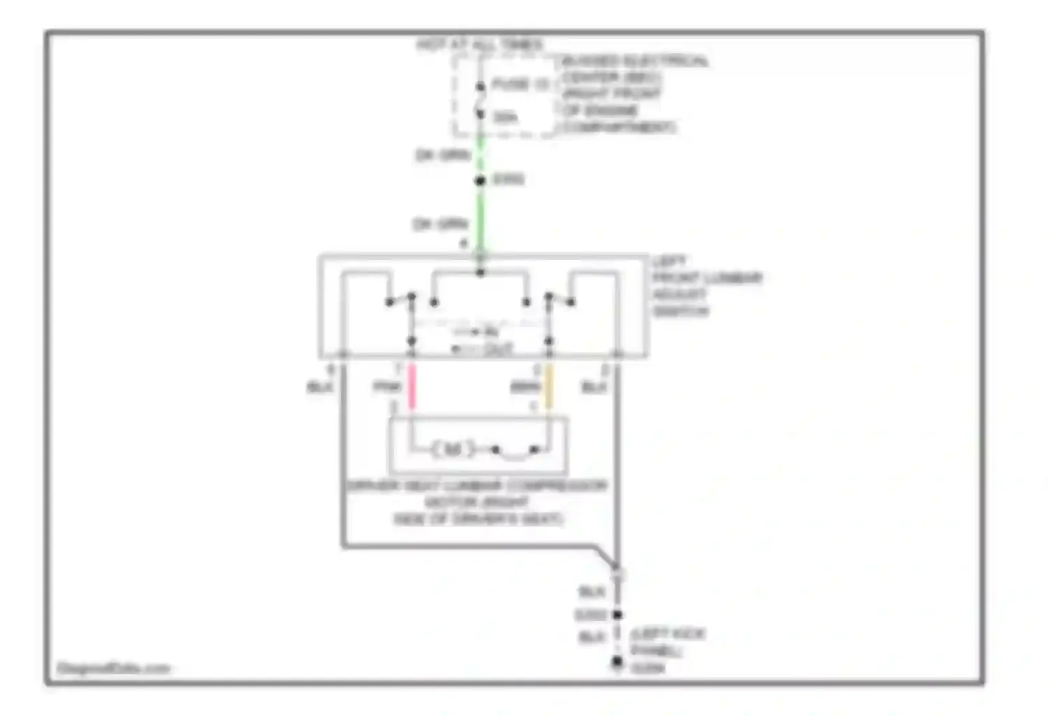 Wiring diagram fuse 12 for Ford GT I (2004-2006)