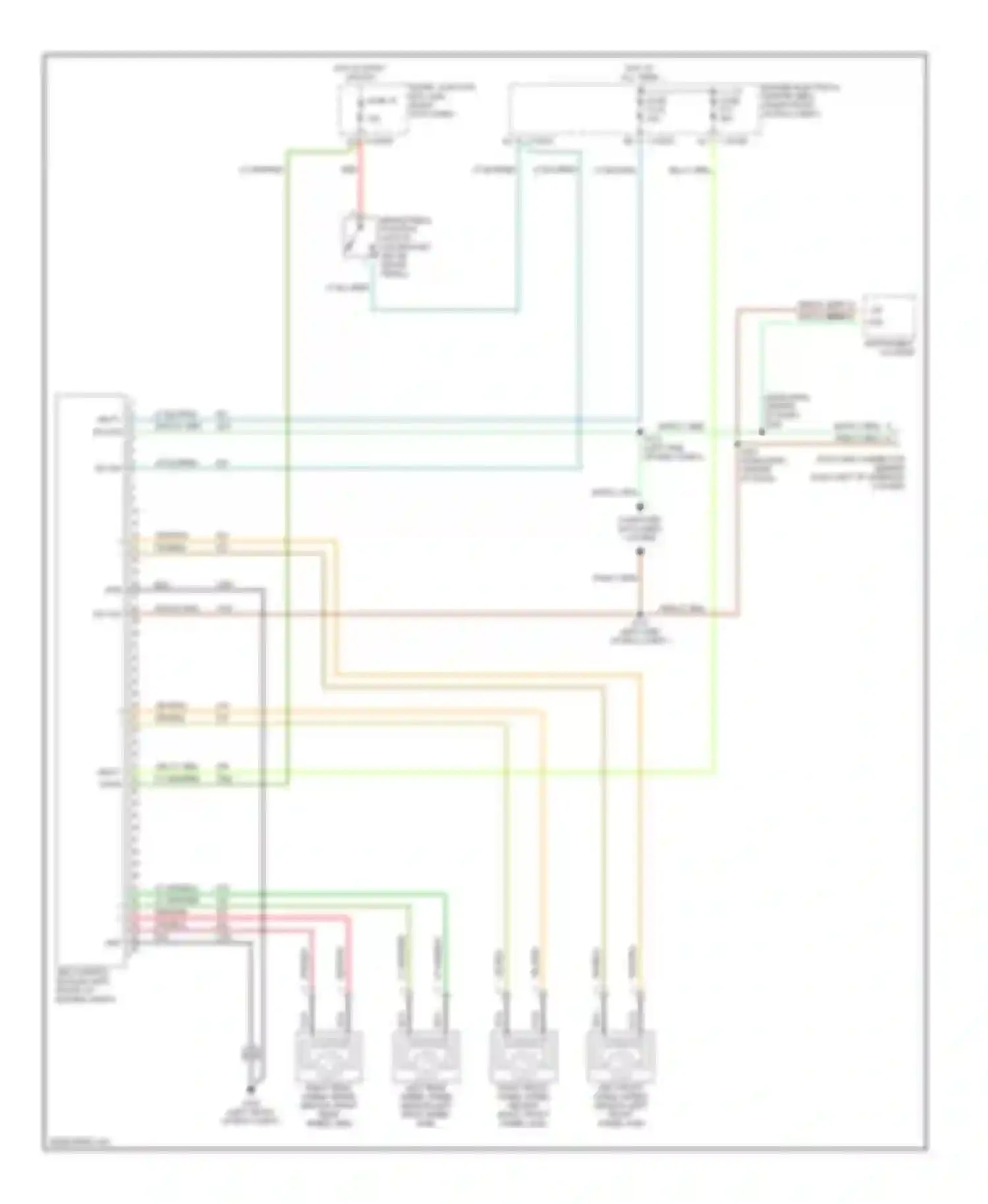Wiring diagram computer data lines system for Ford GT I (2004-2006)