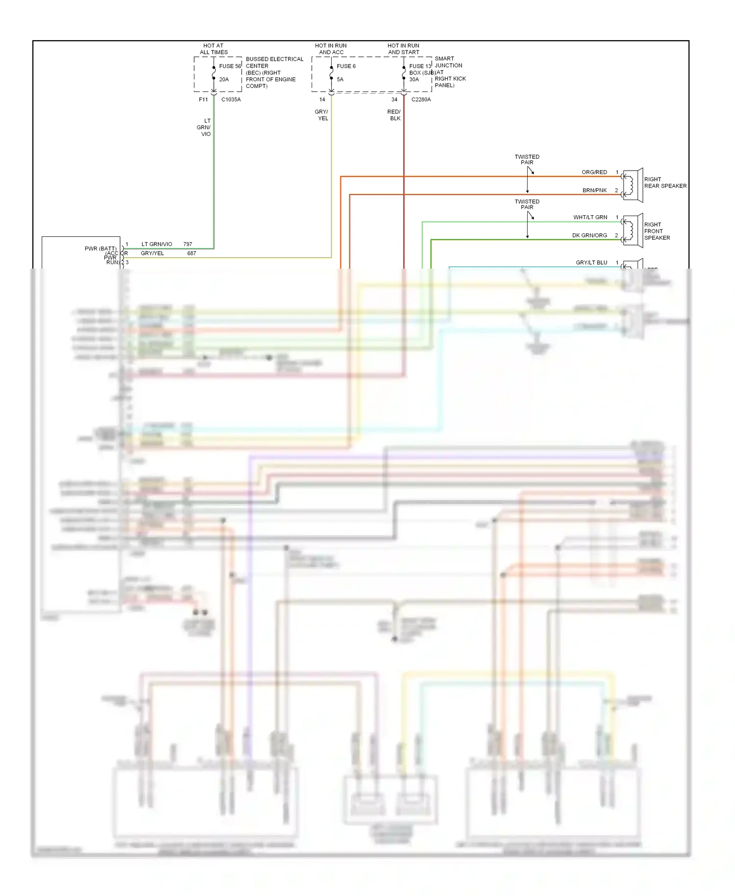 Wiring diagram nca for Ford GT I (2004-2006) (27 of 33)