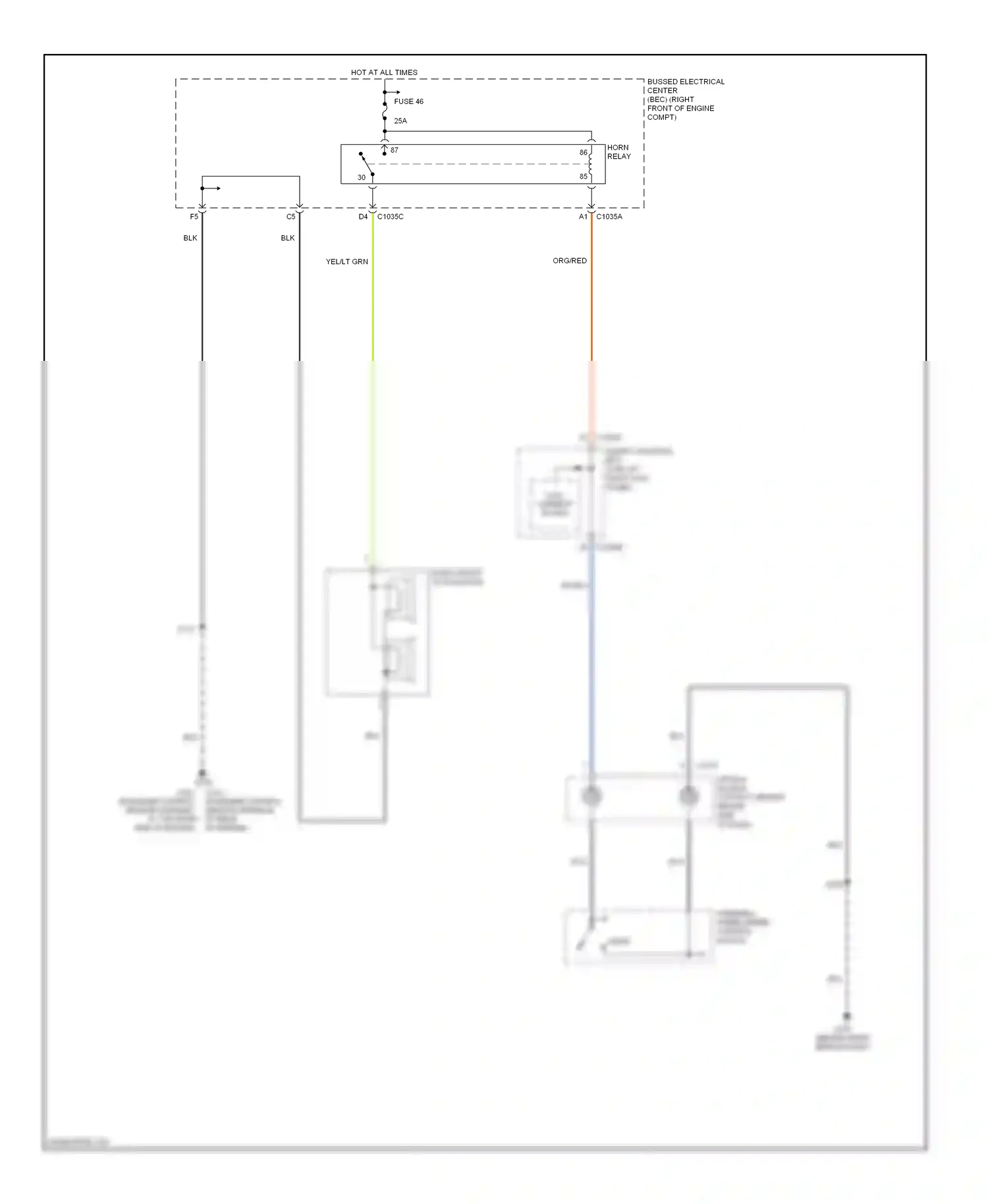 Wiring diagram nca for Ford GT I (2004-2006) (14 of 33)