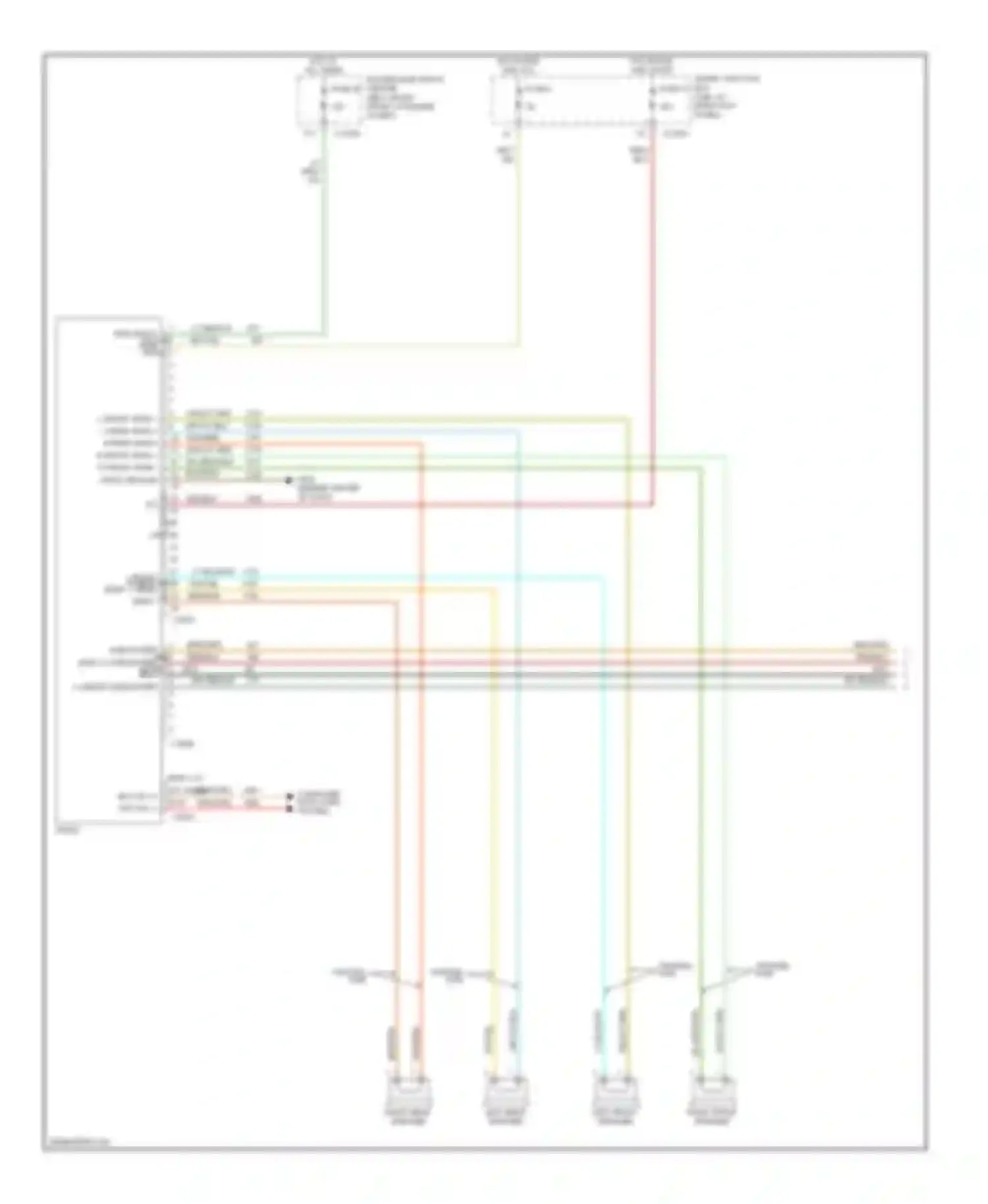 Wiring diagram hot in run and start for Ford GT I (2004-2006)