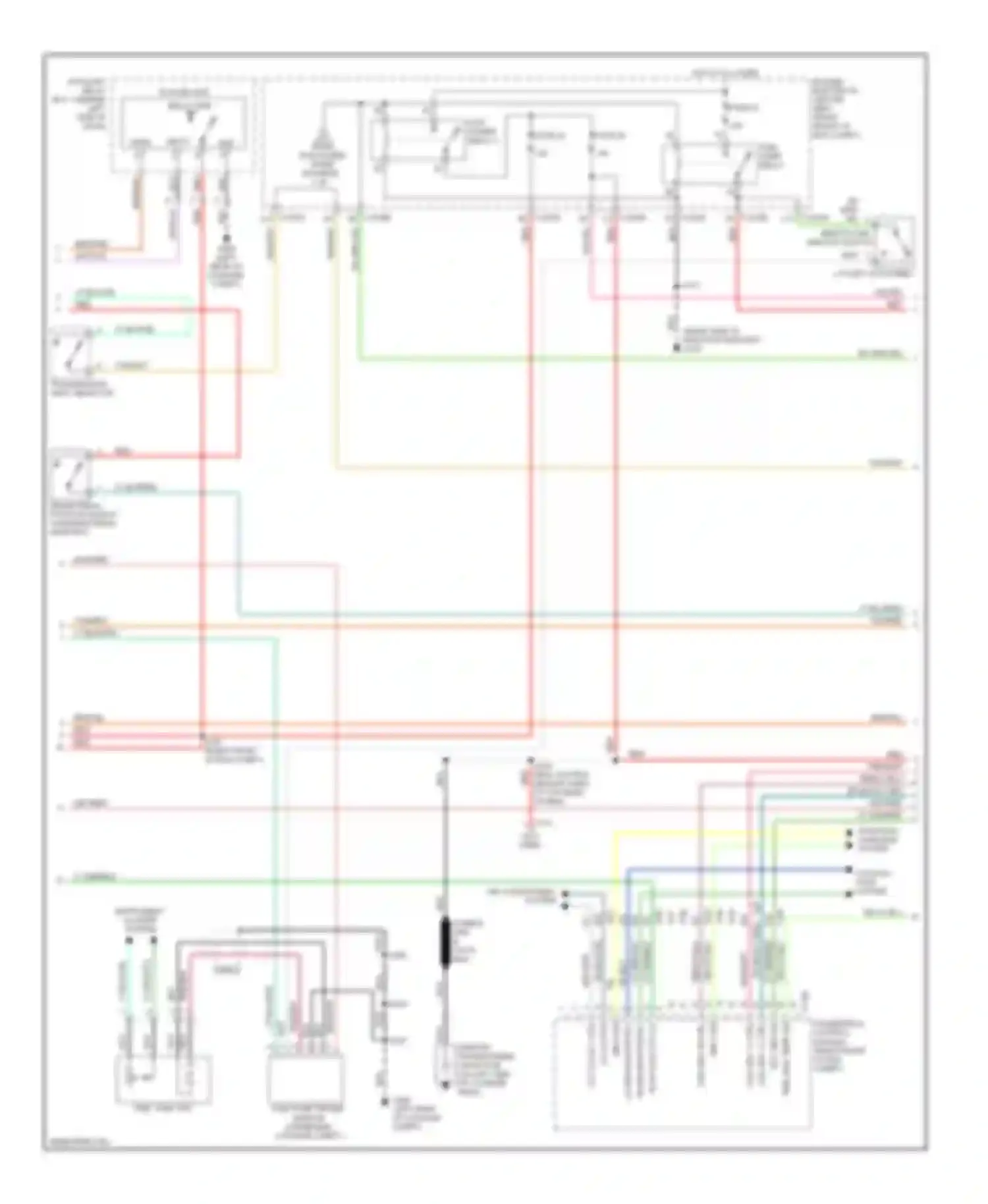 Wiring diagram red for Ford GT I (2004-2006) (10 of 43)