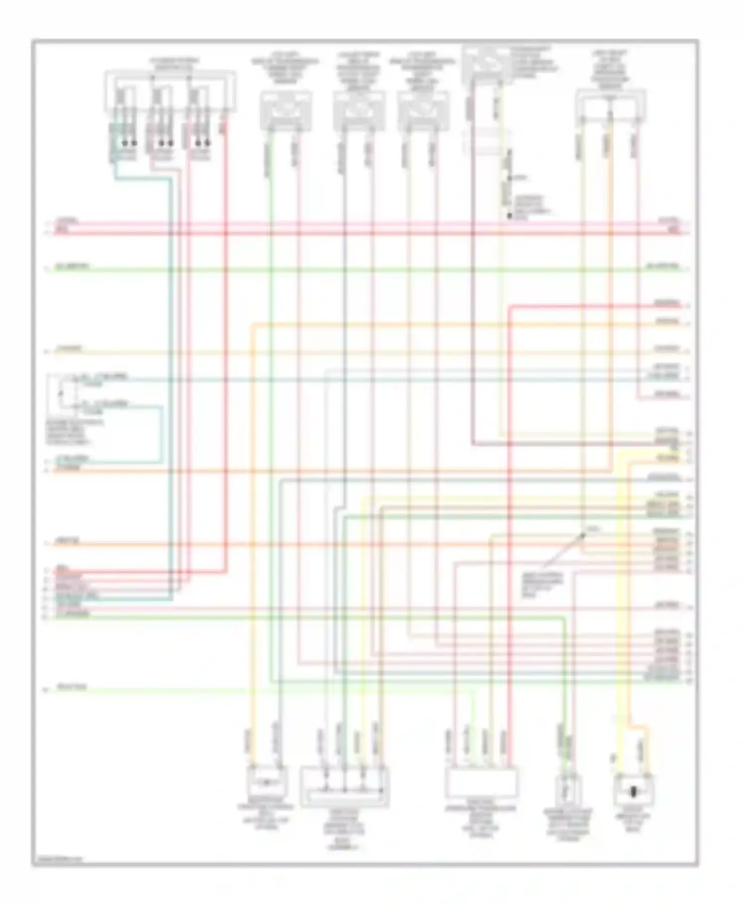 Wiring diagram red for Ford GT I (2004-2006) (12 of 43)
