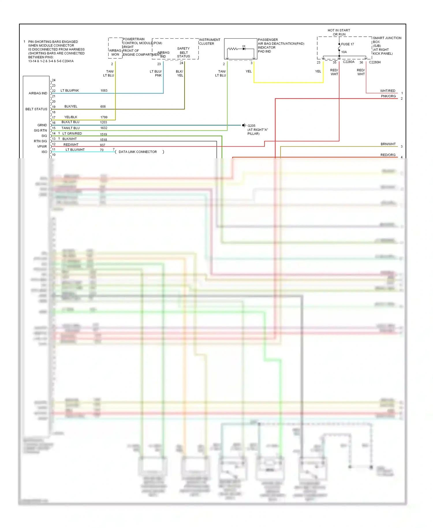 Wiring diagram red/blk for Ford GT I (2004-2006) (14 of 15)