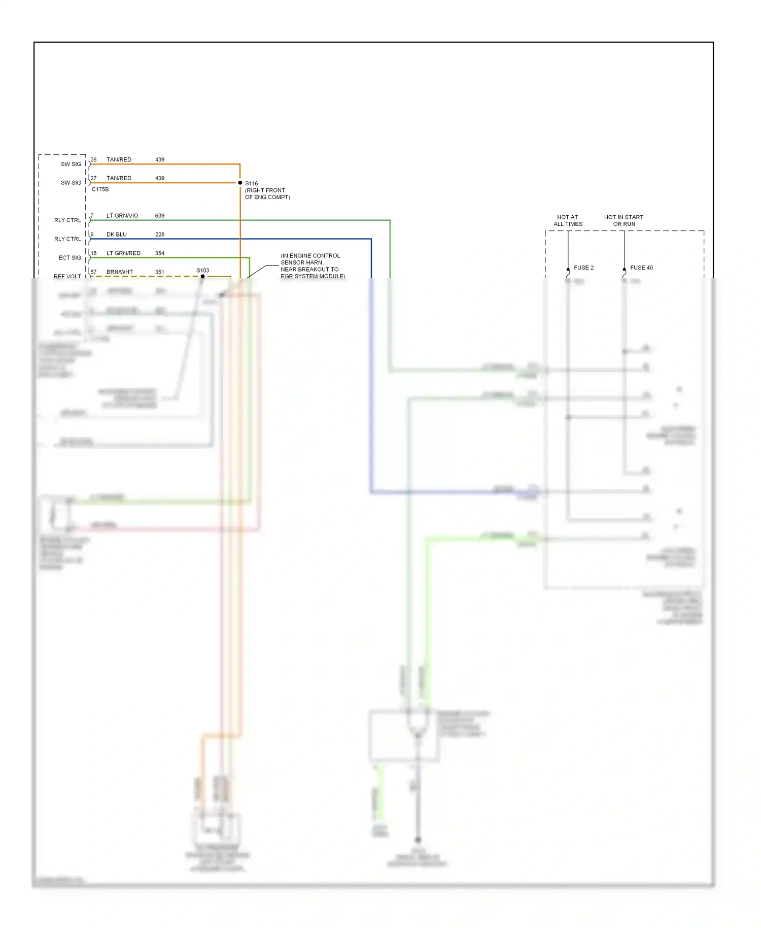 Wiring diagram ref volt for Ford GT I (2004-2006) (1 of 2)