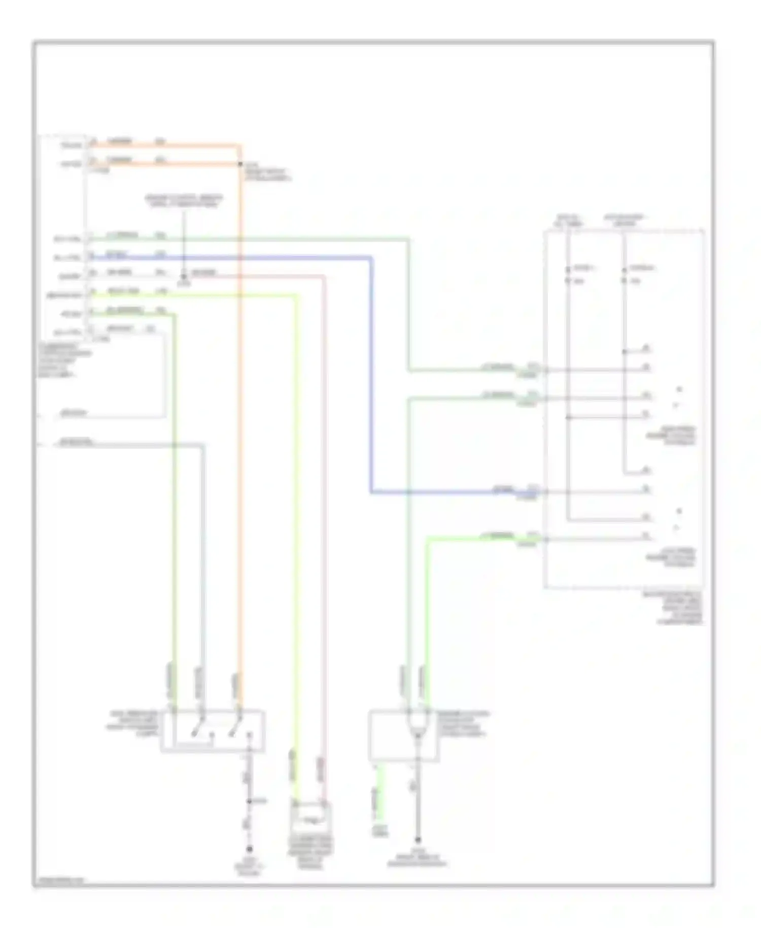 Wiring diagram sensor sig for Ford GT I (2004-2006)