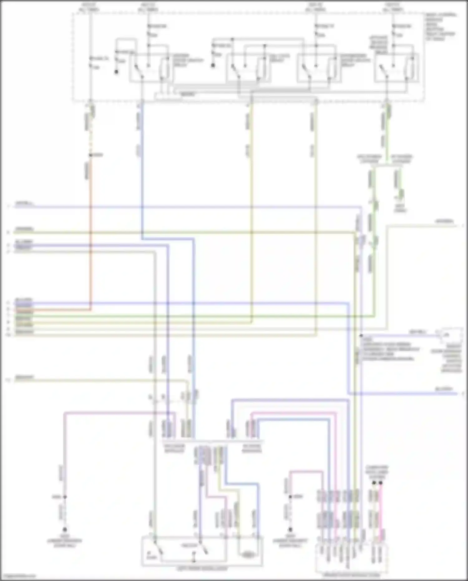 Kuga Ford II (2012-2016): Forced entry circuit, w/ intelligent access (3 of 5)