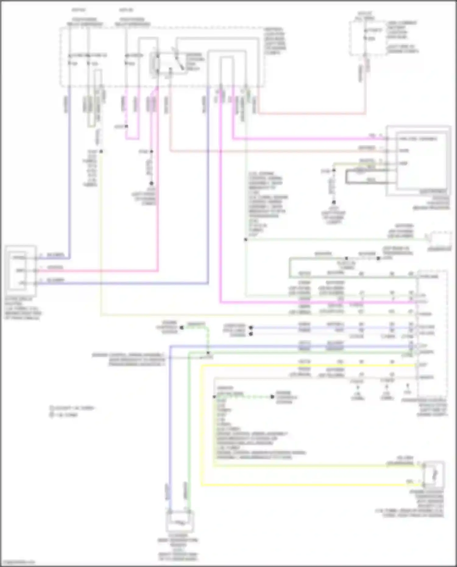 Kuga Ford II (2012-2016): Cooling fan circuit