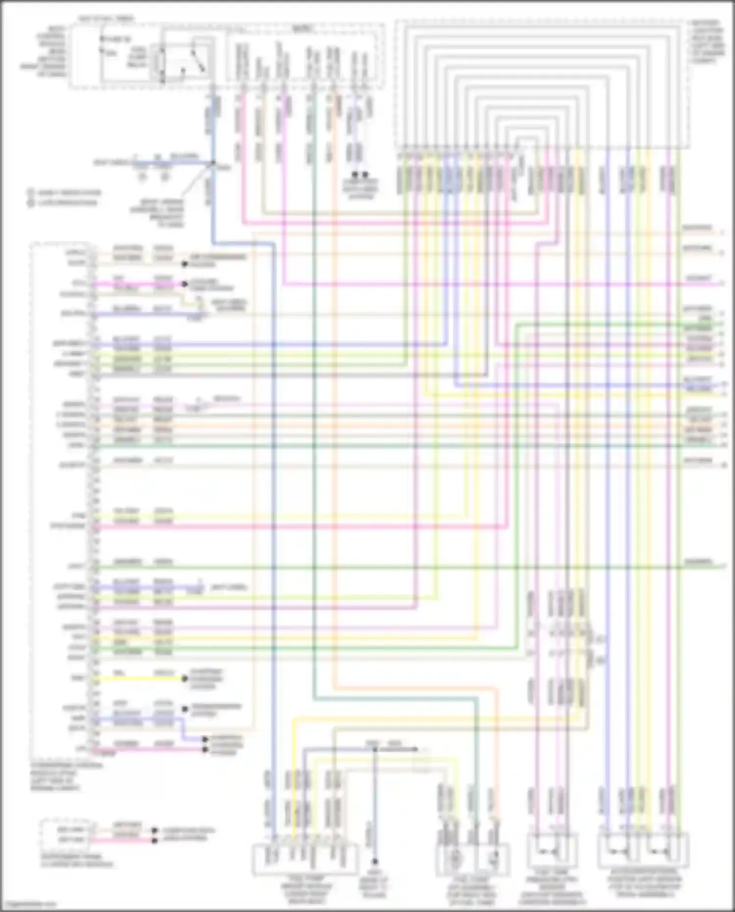 Kuga Ford II (2012-2016): Wiring diagram engine performance 2.0l turbo (1 of 6)