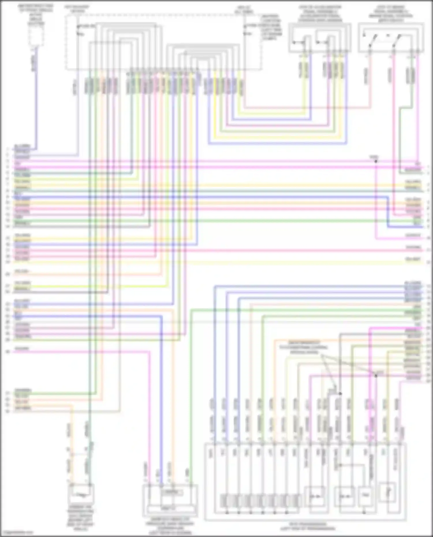 Kuga Ford II (2012-2016): Wiring diagram engine performance 2.5l (2 of 5)
