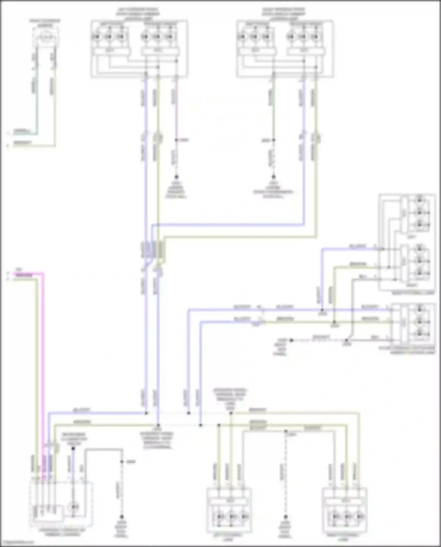 Kuga Ford II (2012-2016): Courtesy lamps circuit (3 of 3)