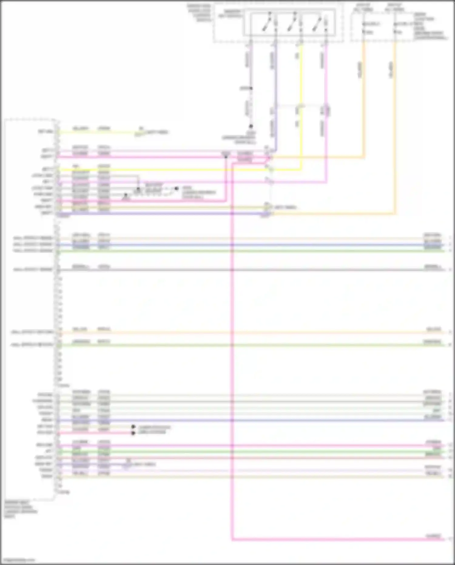 Kuga Ford II (2012-2016): Driver"s memory seat circuit (1 of 2)