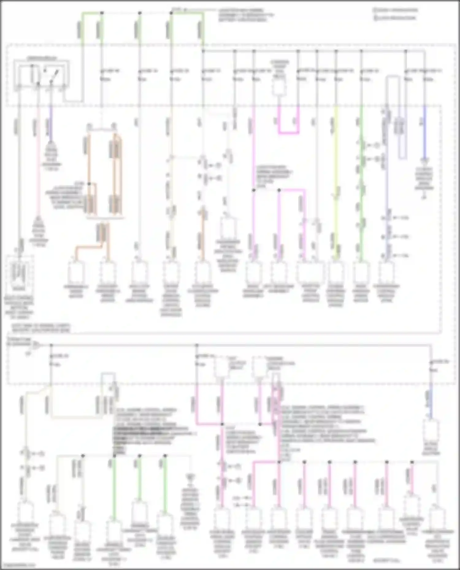 Kuga Ford II (2012-2016): Power distribution circuit (2 of 6)