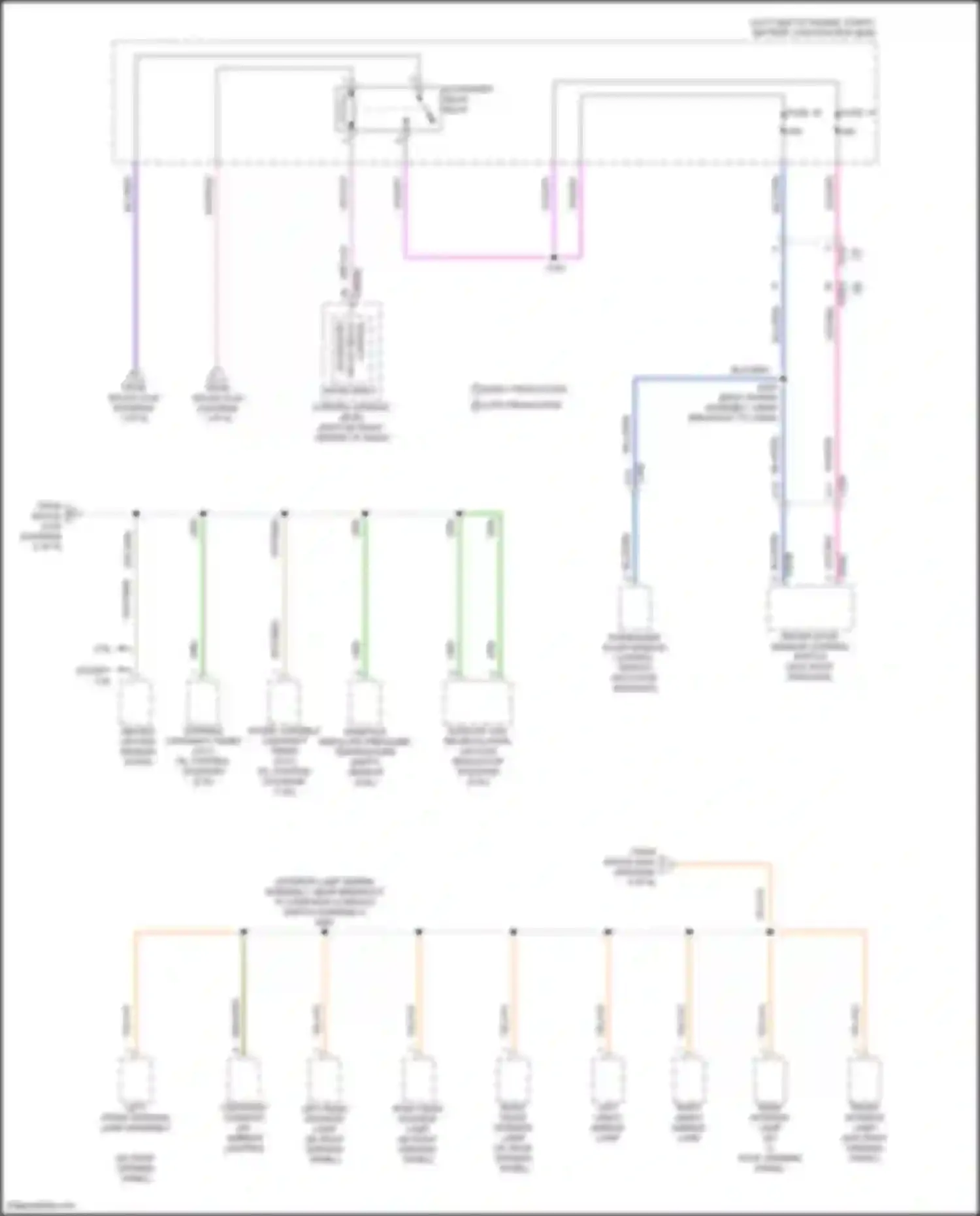 Kuga Ford II (2012-2016): Power distribution circuit (6 of 6)