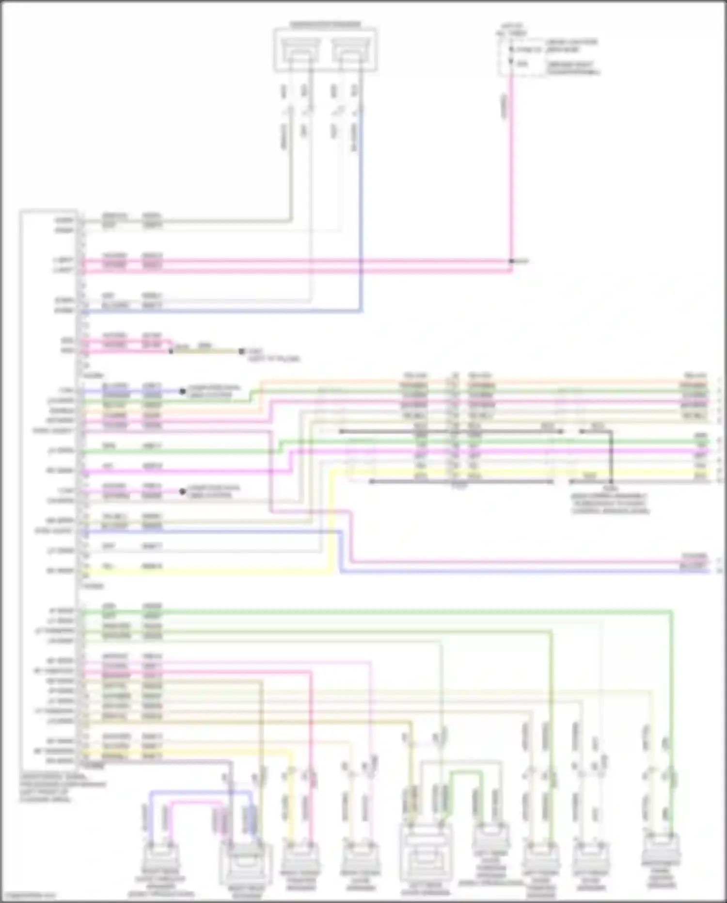 Kuga Ford II (2012-2016): Radio circuit, w/ sony (1 of 3)