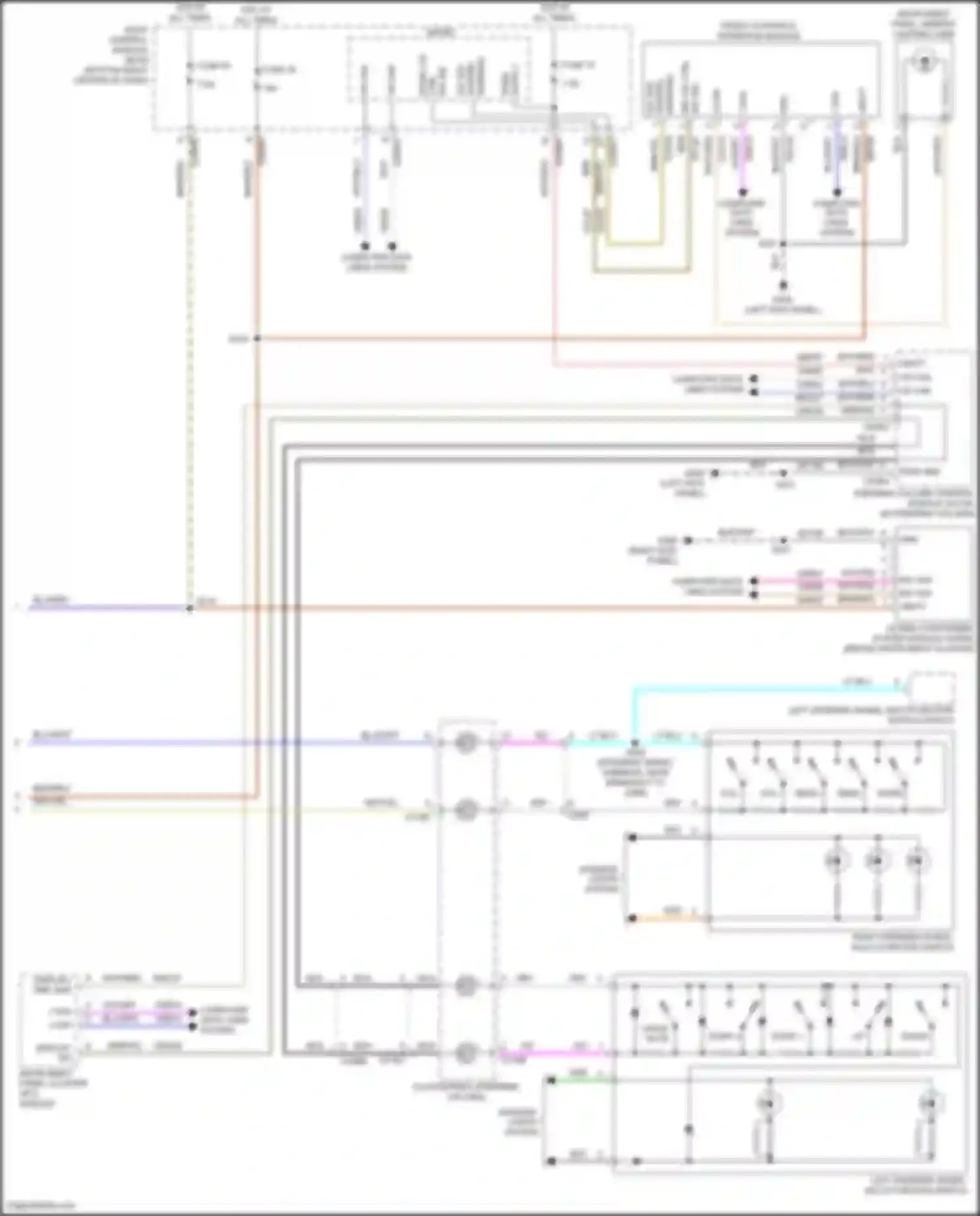 Kuga Ford II (2012-2016): Radio circuit, w/ sony (3 of 3)