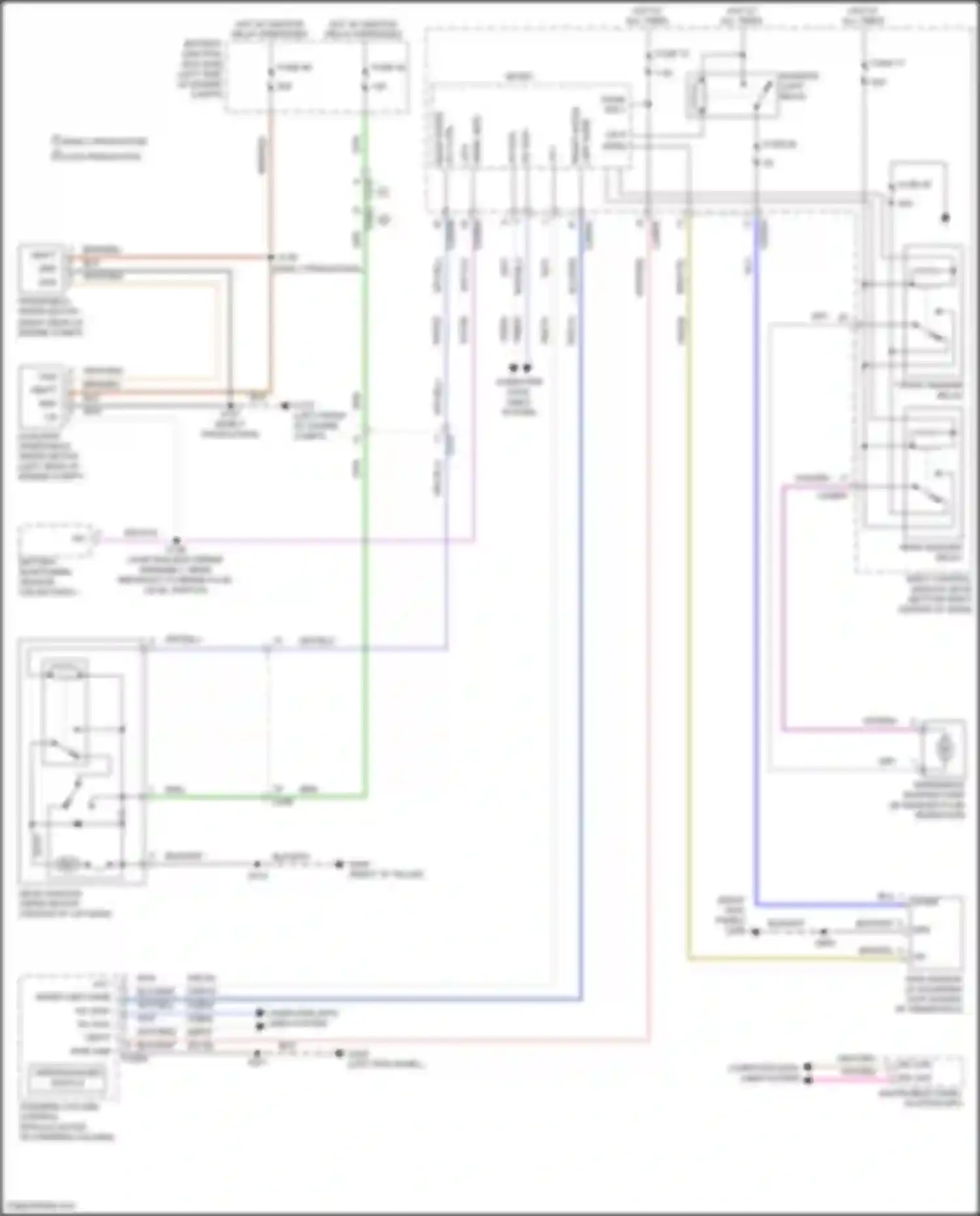 Kuga Ford II (2012-2016): Wiper/washer circuit