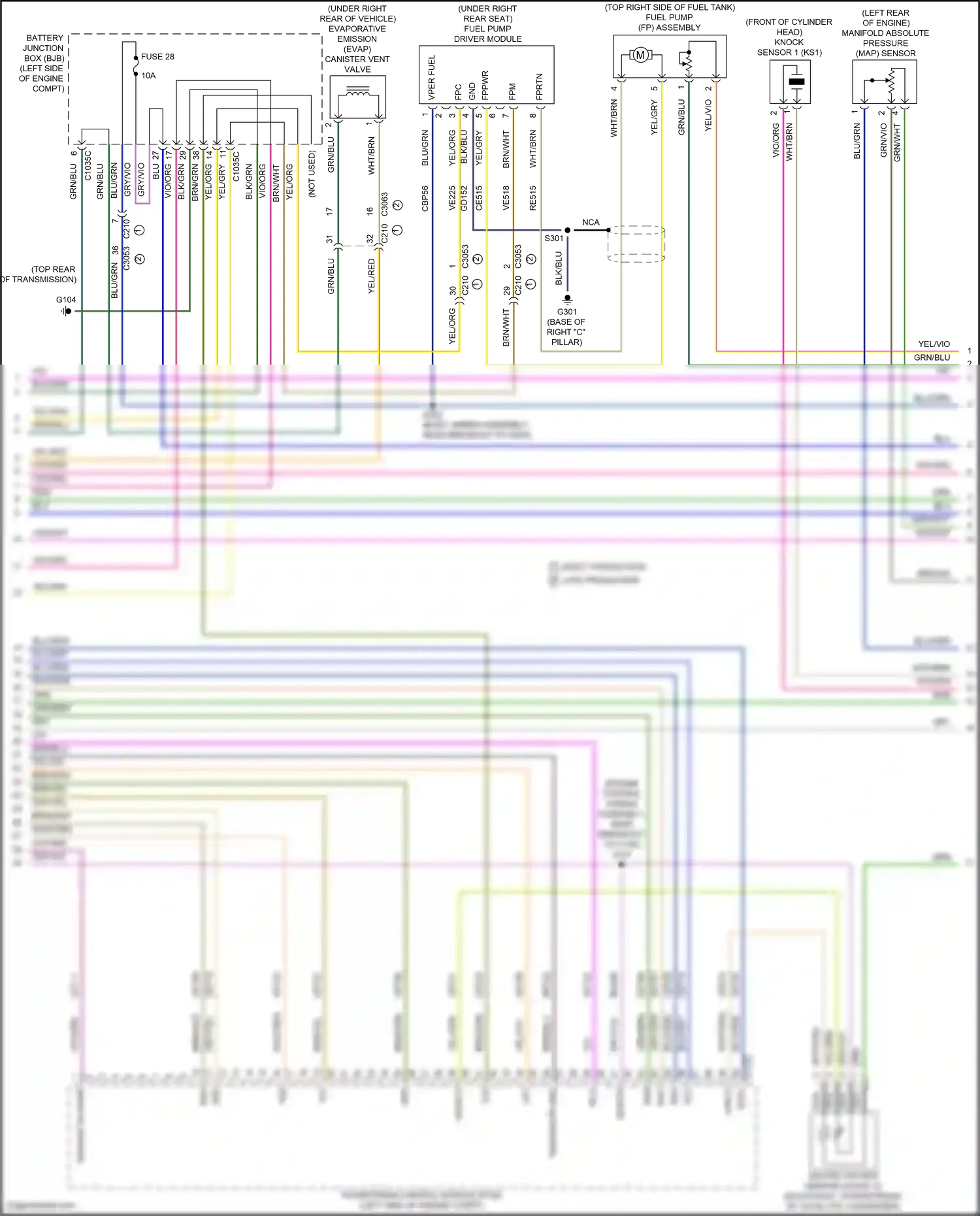 Ford Kuga II (2012-2016) blu wiring diagram  (55 of 57)