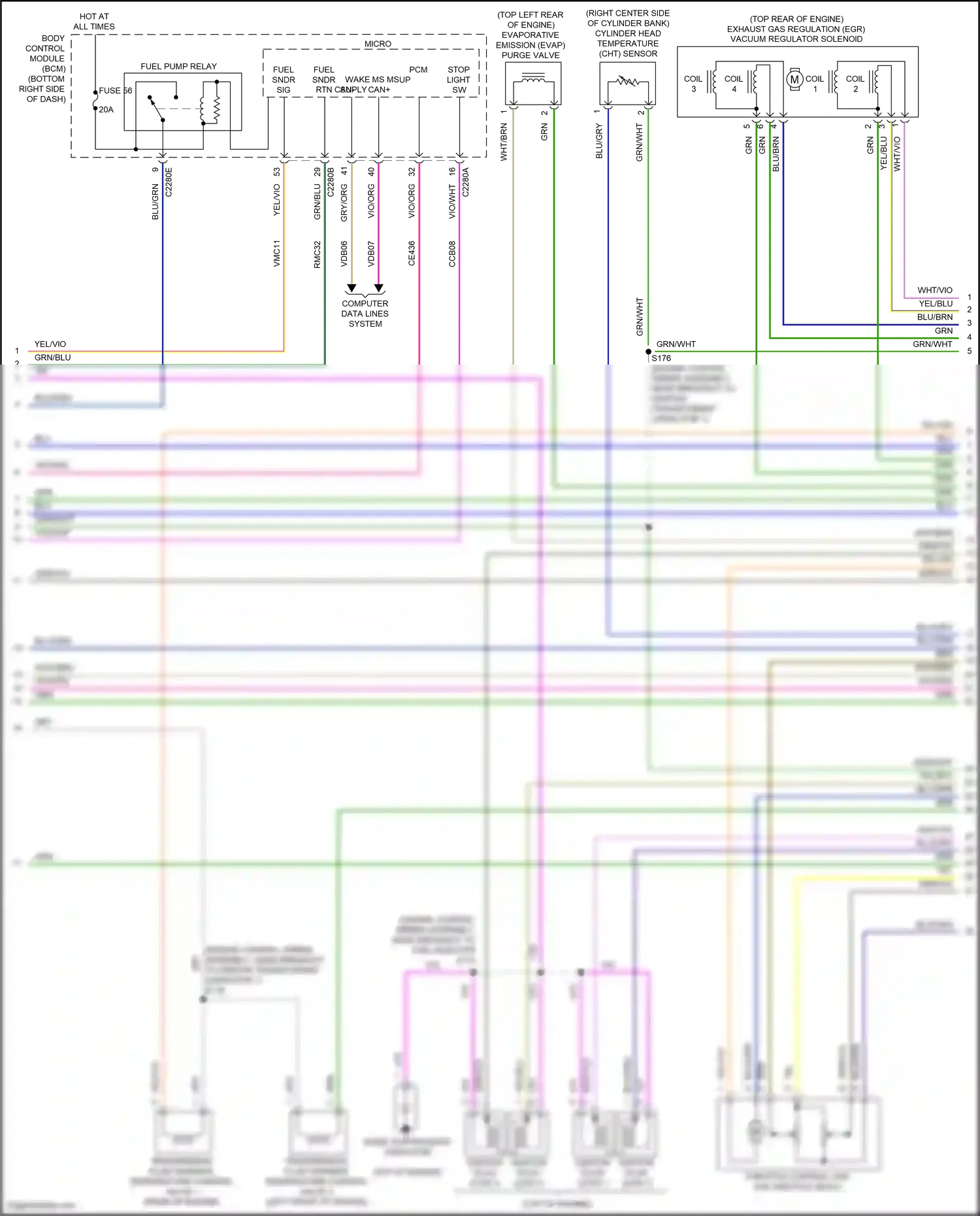 Ford Kuga II (2012-2016) body control module (bcm) wiring diagram  (53 of 53)
