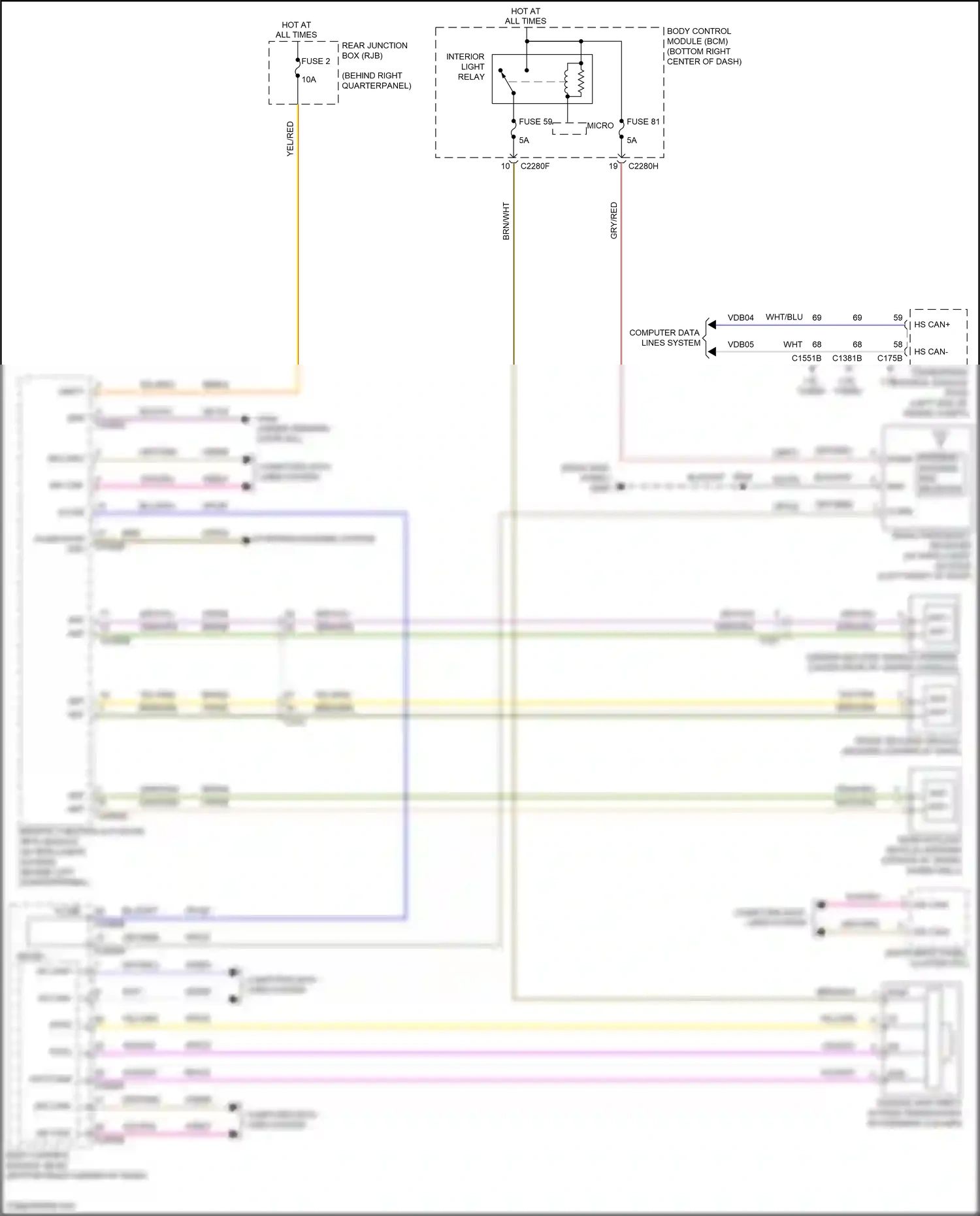 Ford Kuga II (2012-2016) body control module (bcm) wiring diagram  (16 of 53)