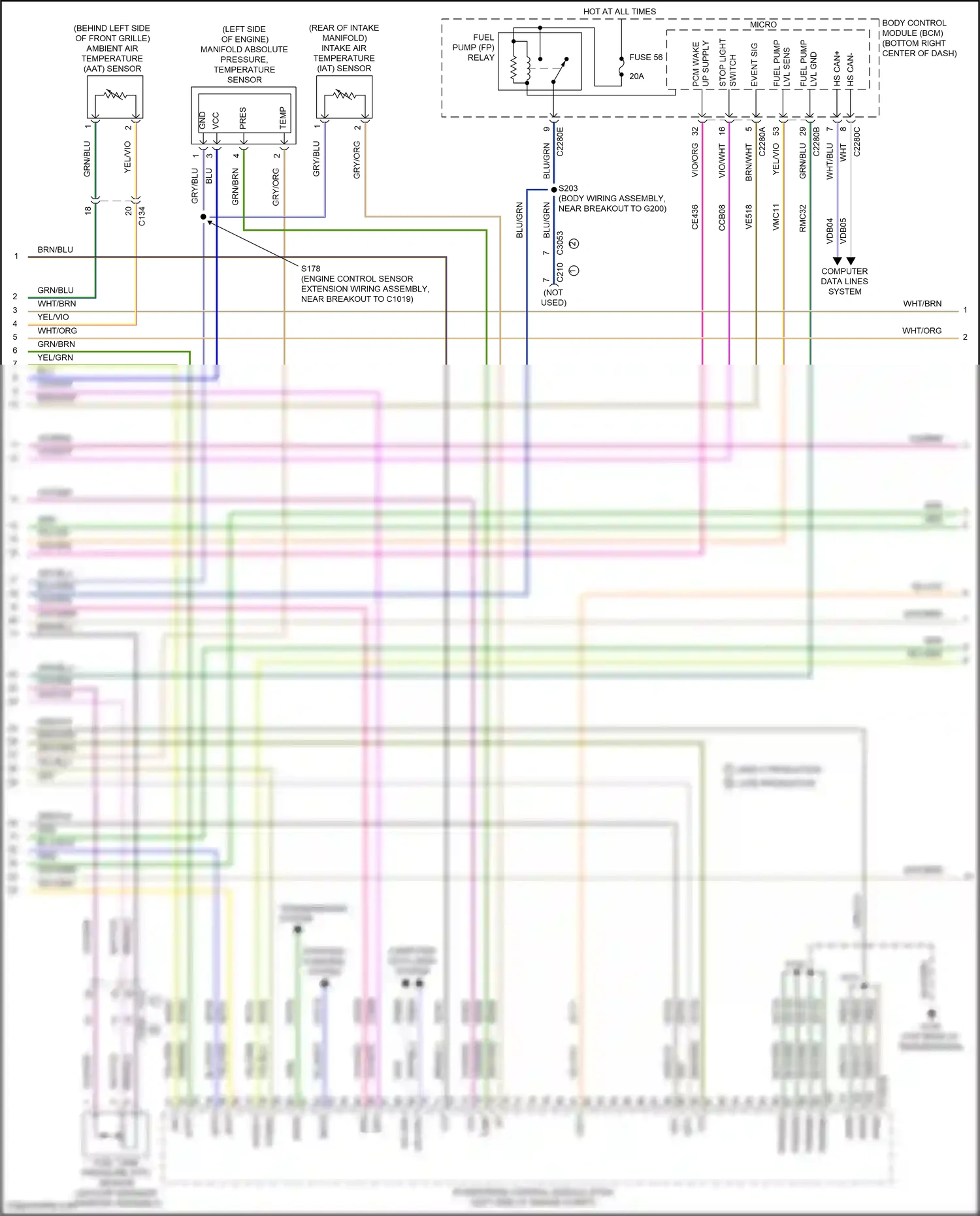 Ford Kuga II (2012-2016) body control module (bcm) wiring diagram  (51 of 53)