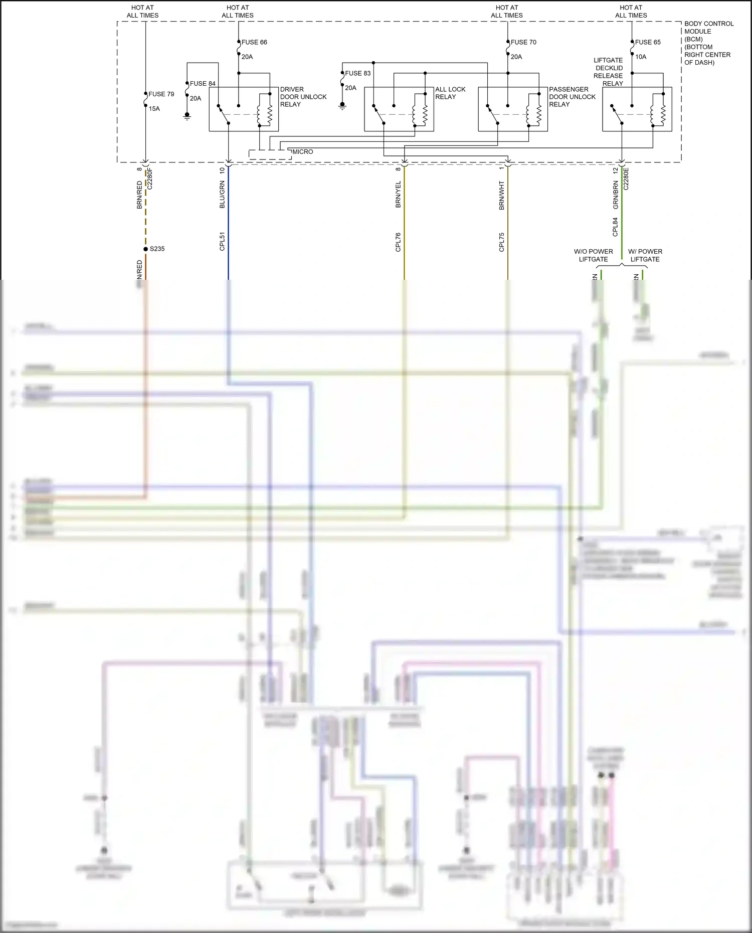 Ford Kuga II (2012-2016) body control module (bcm) wiring diagram  (2 of 53)