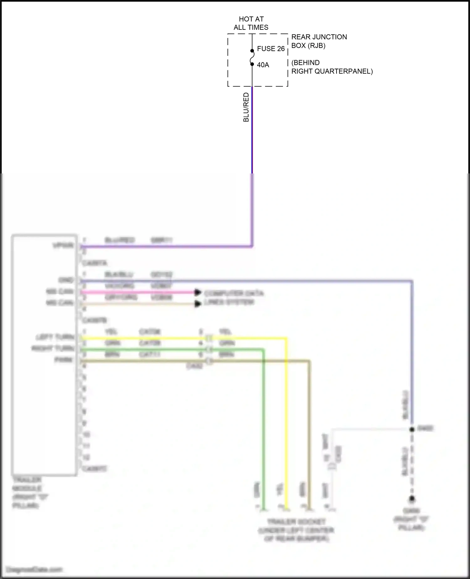 Ford Kuga II (2012-2016) computer data lines system wiring diagram  (40 of 80)