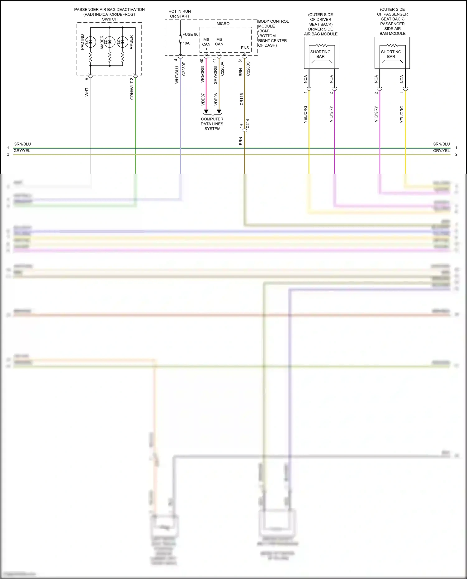 Ford Kuga II (2012-2016) computer data lines system wiring diagram  (8 of 80)